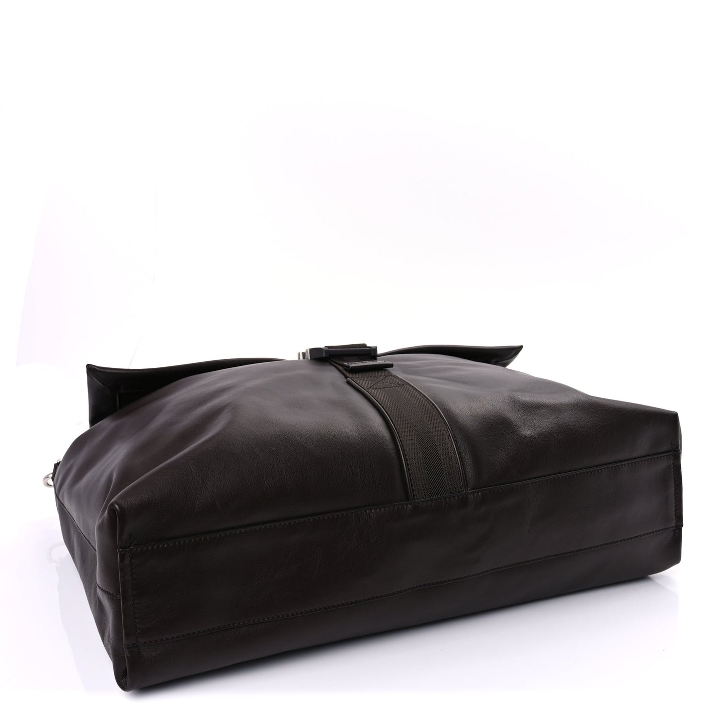Fendi Nappa Maxi Mamma Baguette Brown Brown
