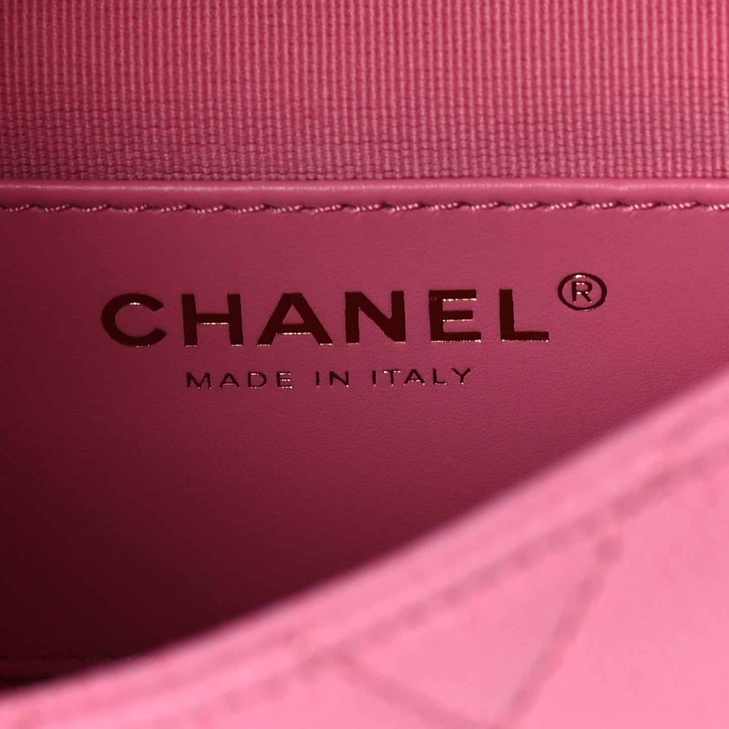 Chanel Caviar Quilted Mini Messenger Flap Pink
