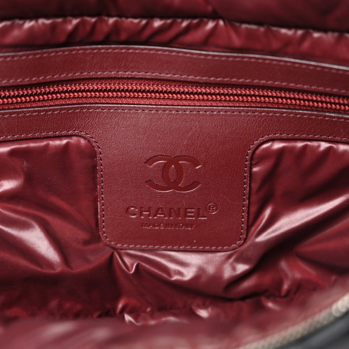 Chanel Nylon Quilted Large Coco Cocoon Tote Black