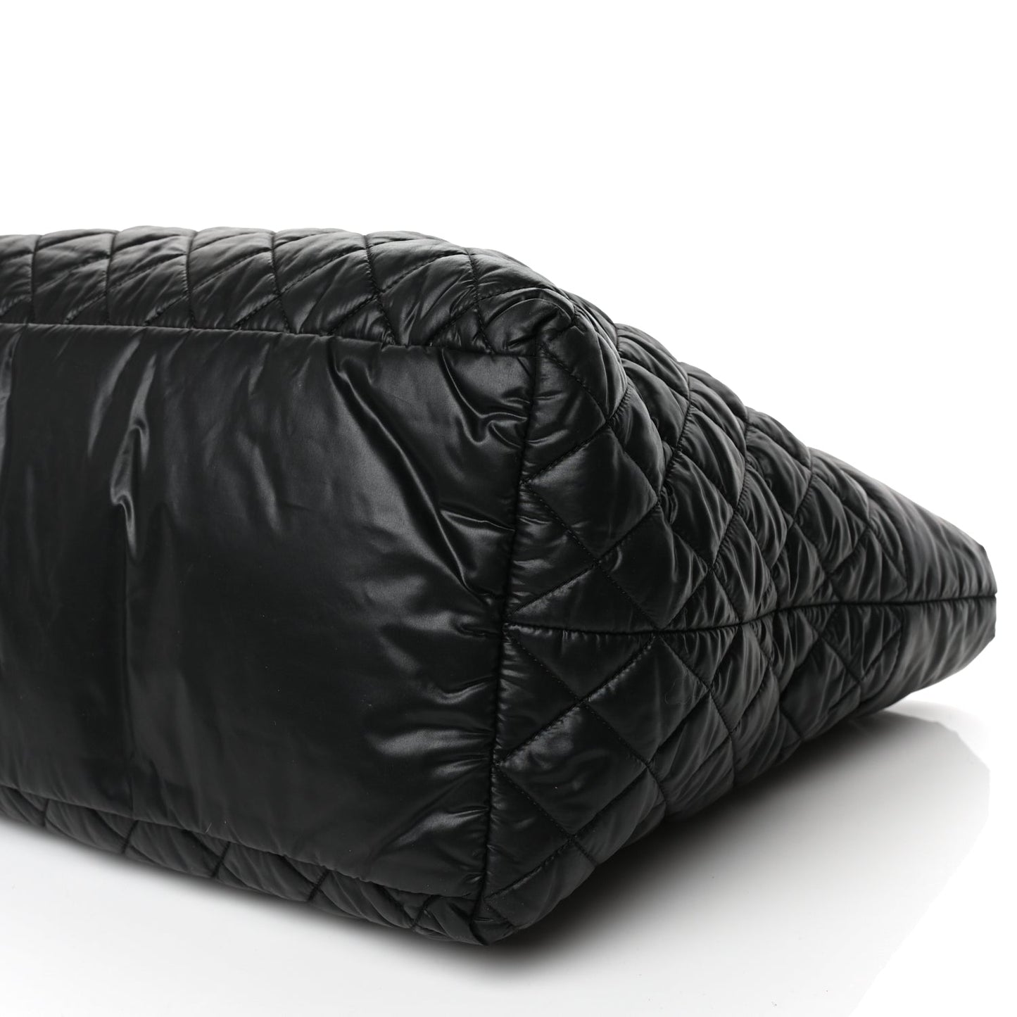 Chanel Nylon Quilted Large Coco Cocoon Tote Black