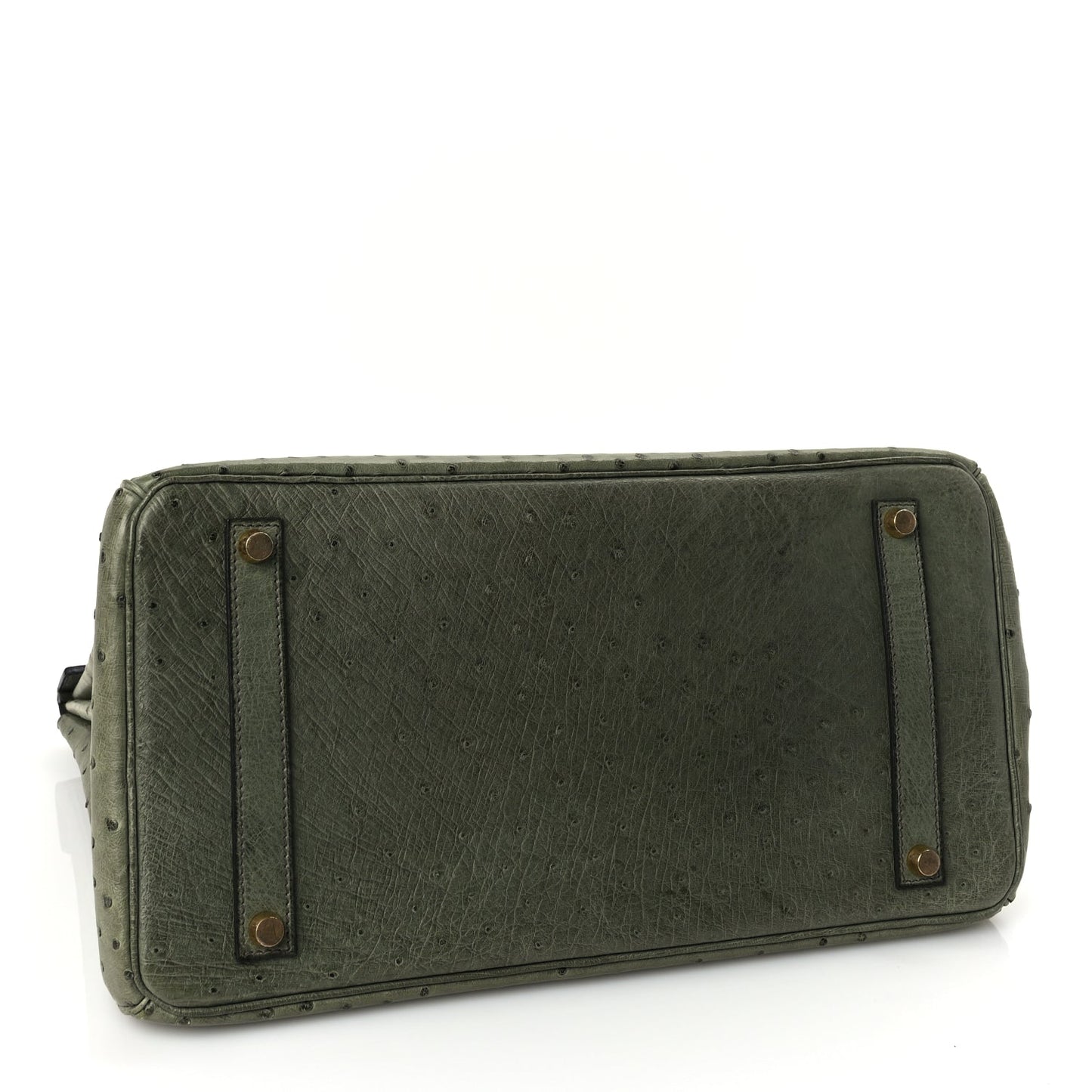 Hermes Ostrich Birkin 35 Vert Olive