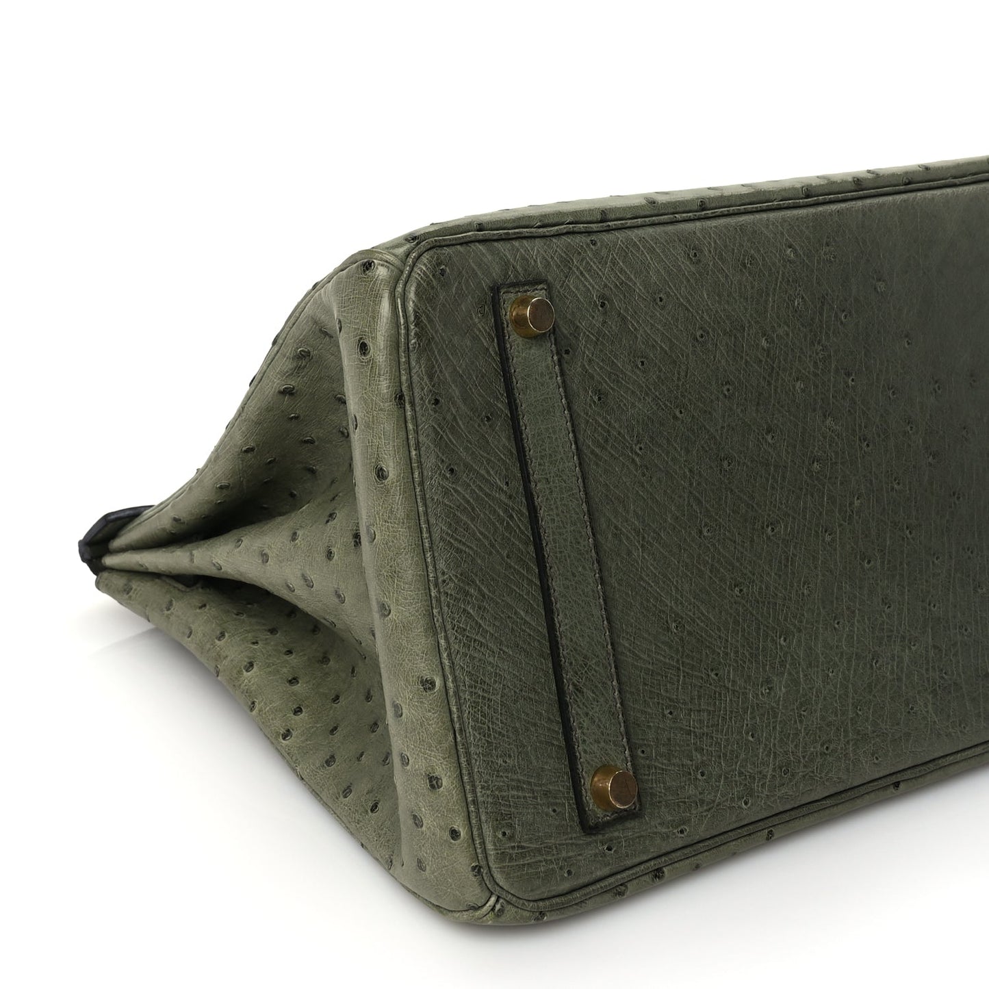 Hermes Ostrich Birkin 35 Vert Olive