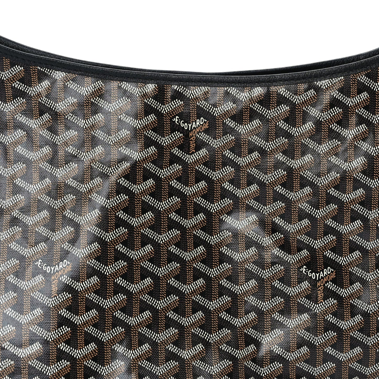 Goyard Goyardine Boheme Hobo  Black