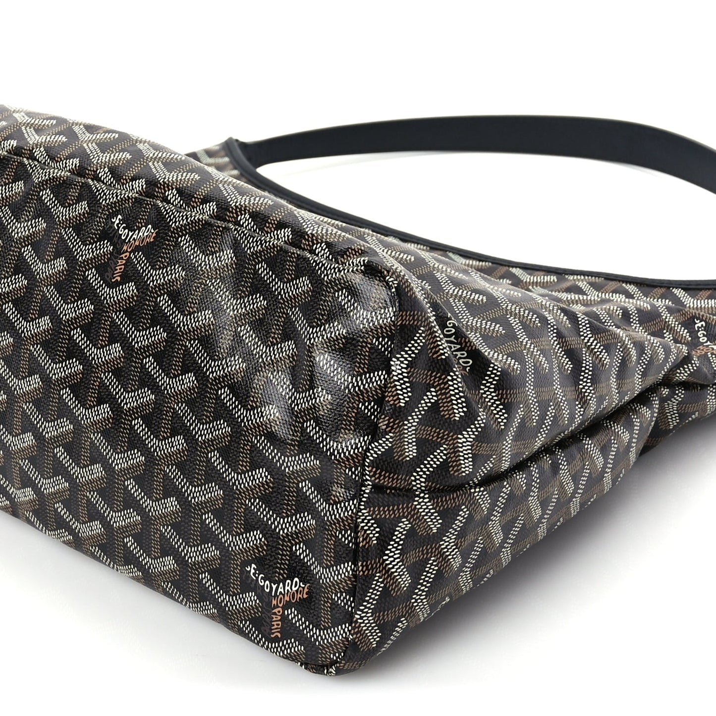 Goyard Goyardine Boheme Hobo  Black
