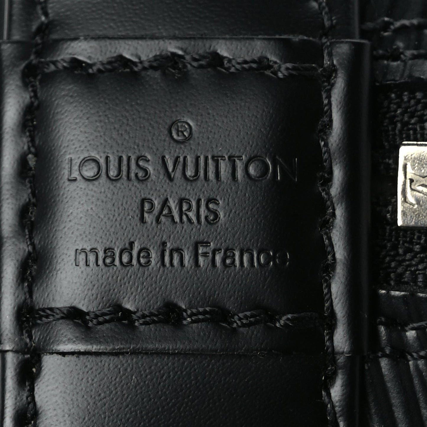 Louis Vuitton Epi Alma BB  Black