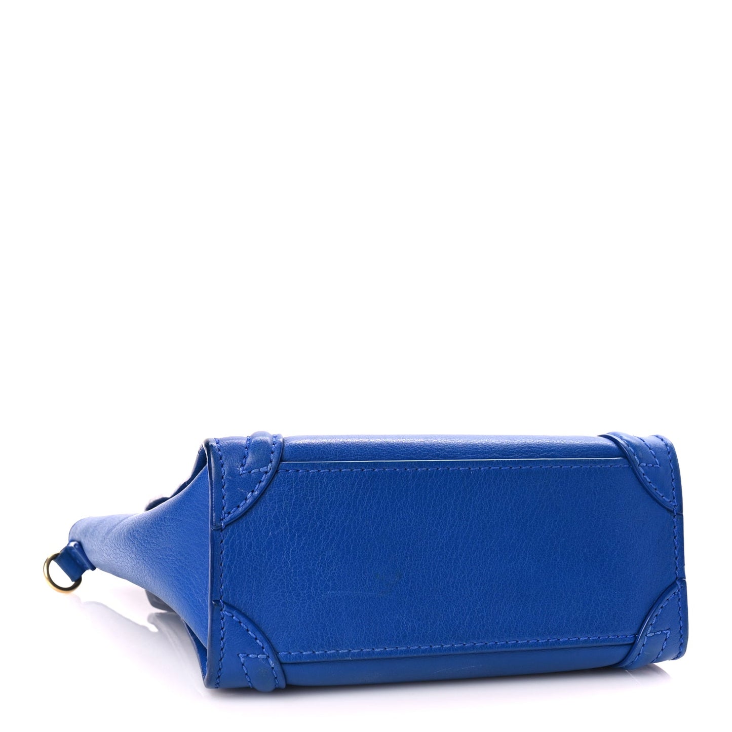 Celine Smooth Calfskin Nano Luggage Royal Blue