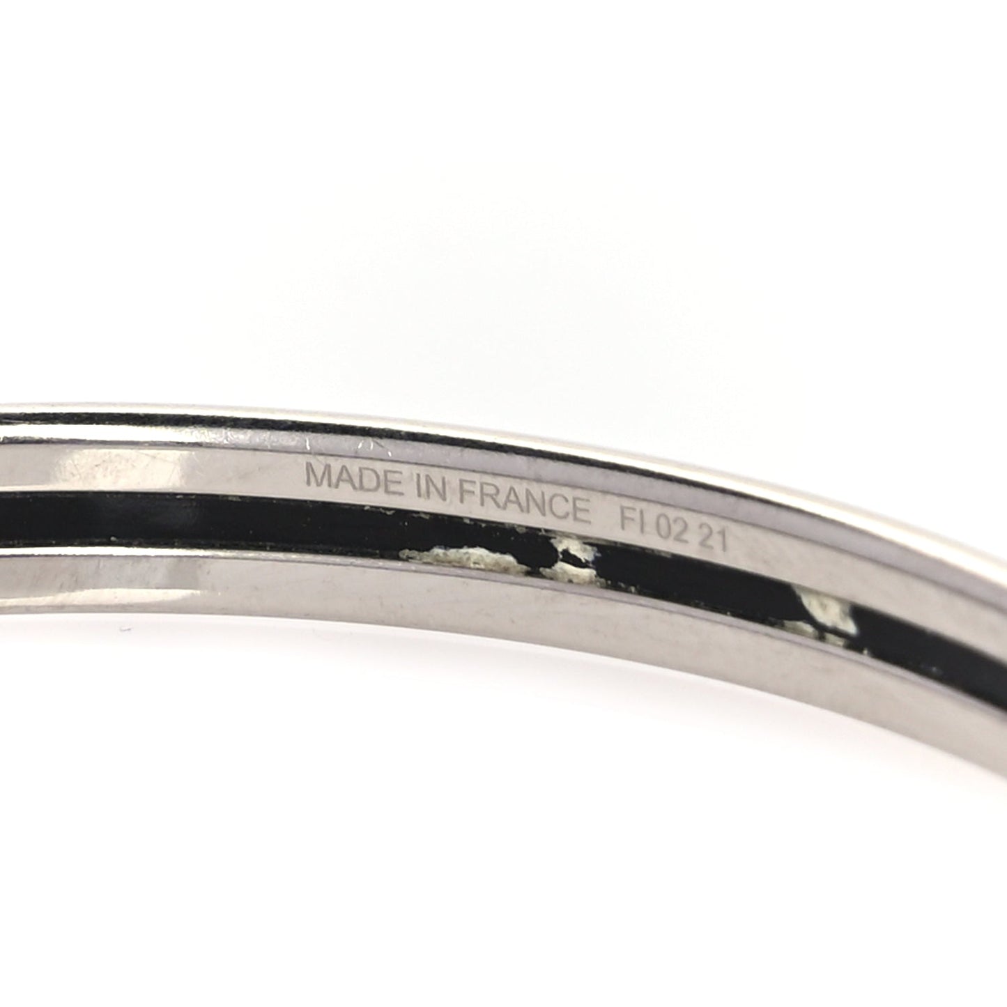Hermes Enamel Extra Narrow Uni Bracelet 65 Rose Dragee