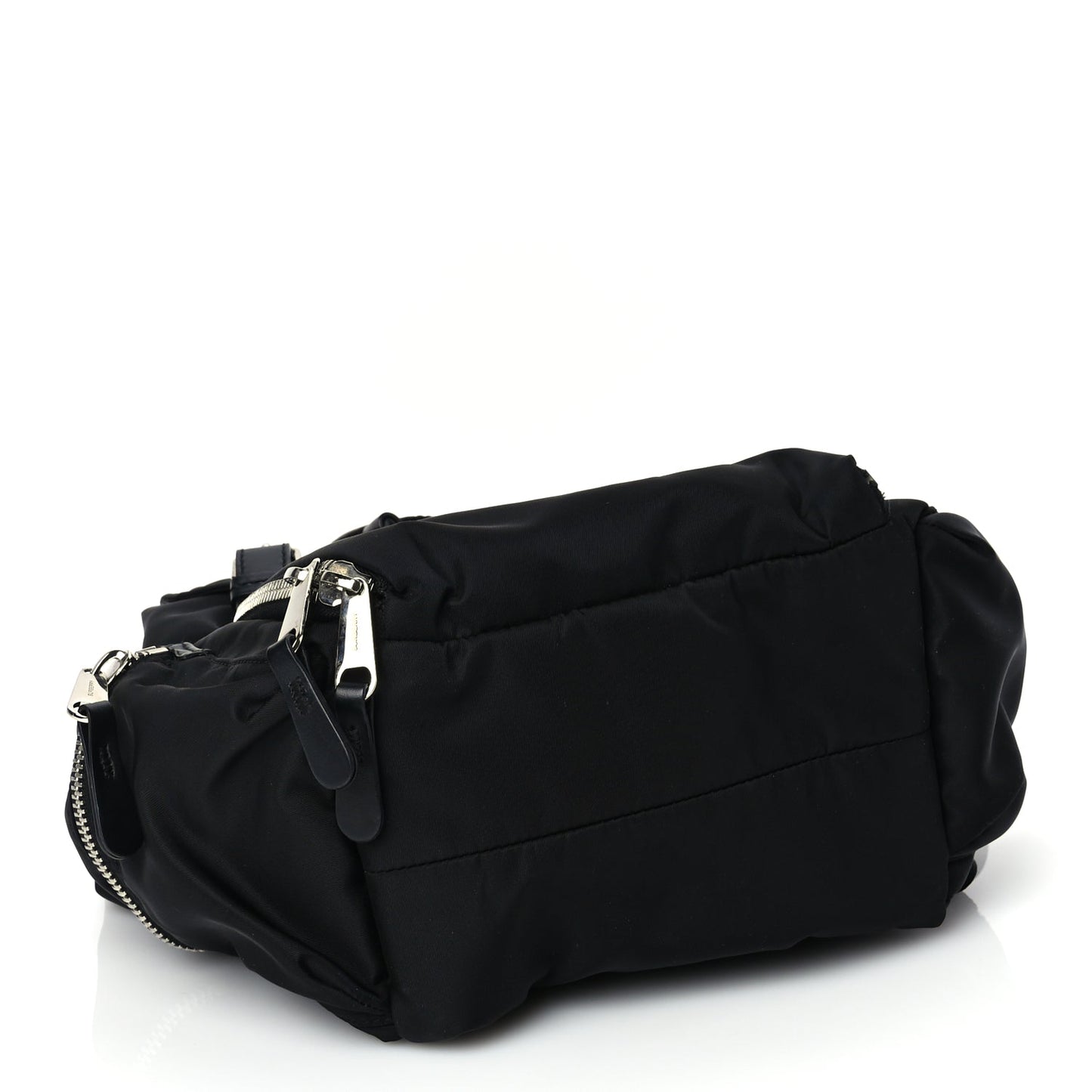 Burberry Nylon Logo Print Medium Rucksack Backpack Black