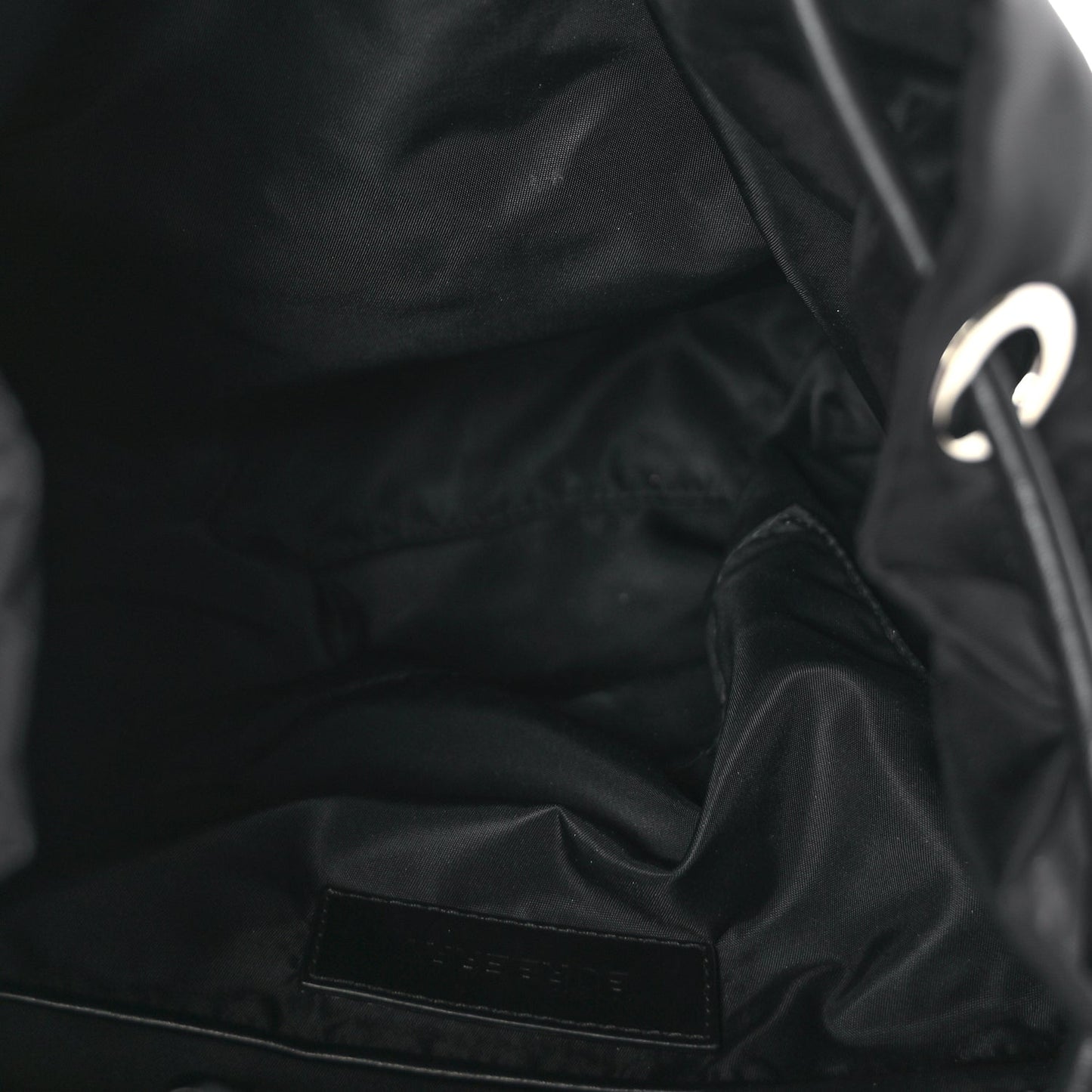 Burberry Nylon Logo Print Medium Rucksack Backpack Black