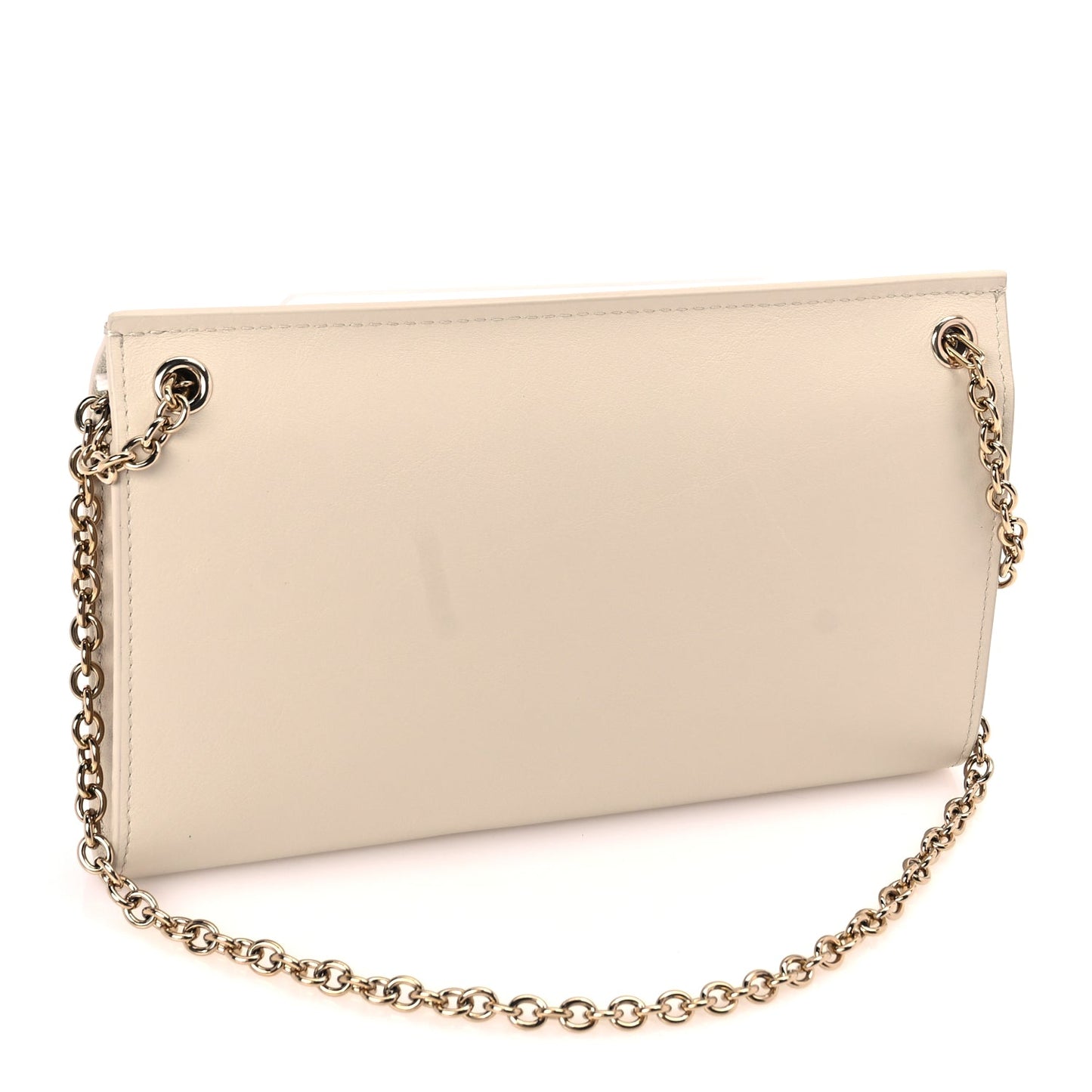 Mulberry Silky Calf Amberley Convertible Clutch Chalk