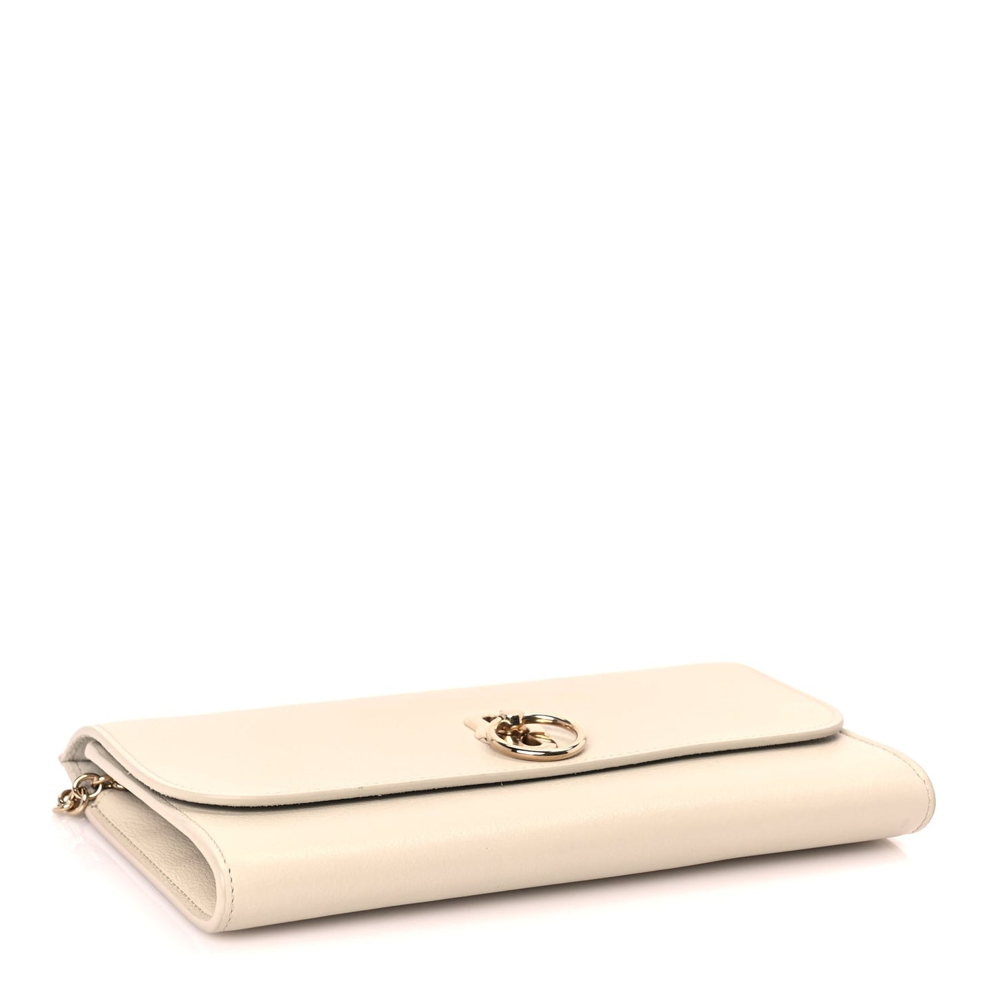 Mulberry Silky Calf Amberley Convertible Clutch Chalk