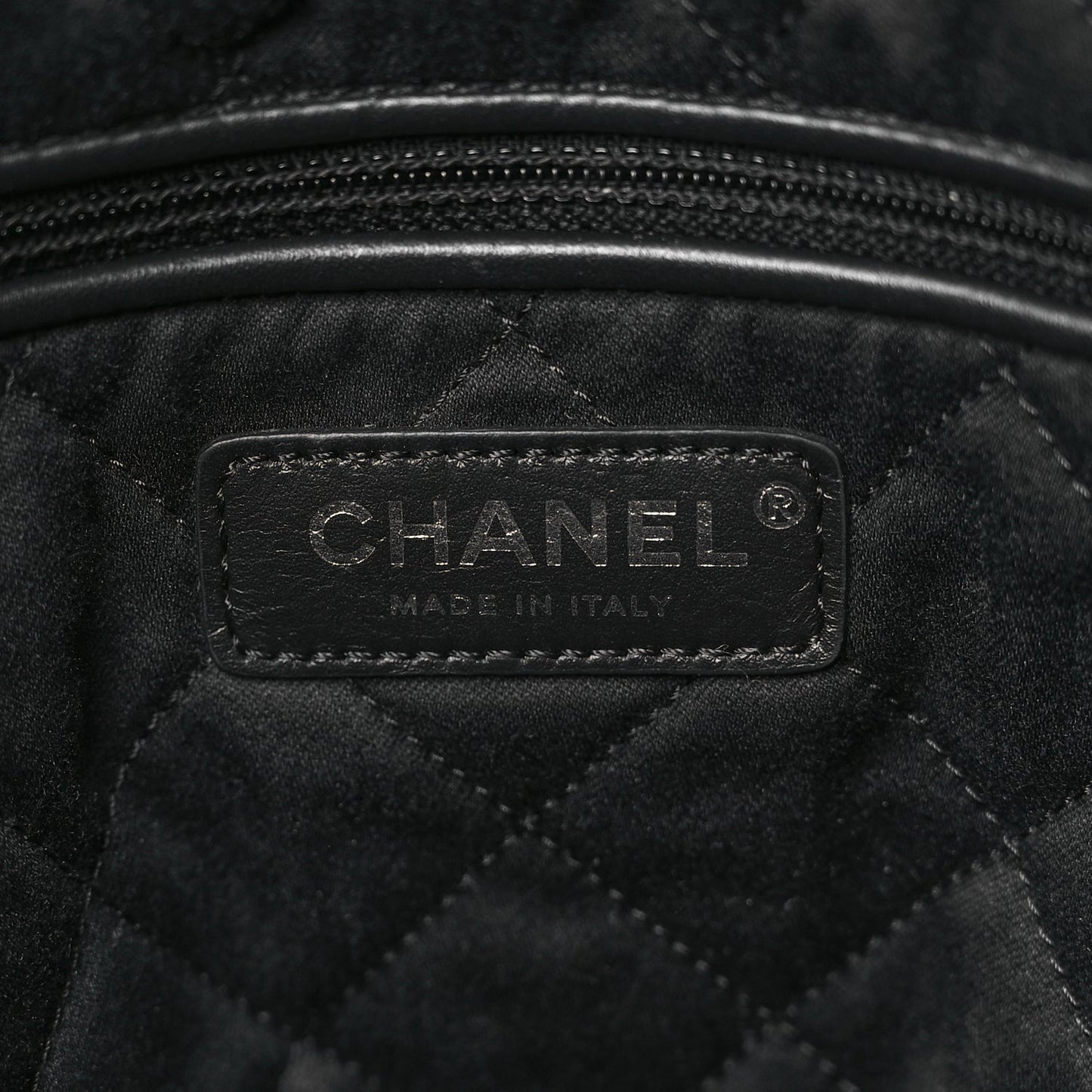 Chanel Shiny Calfskin Quilted Small Chanel 22 Black
