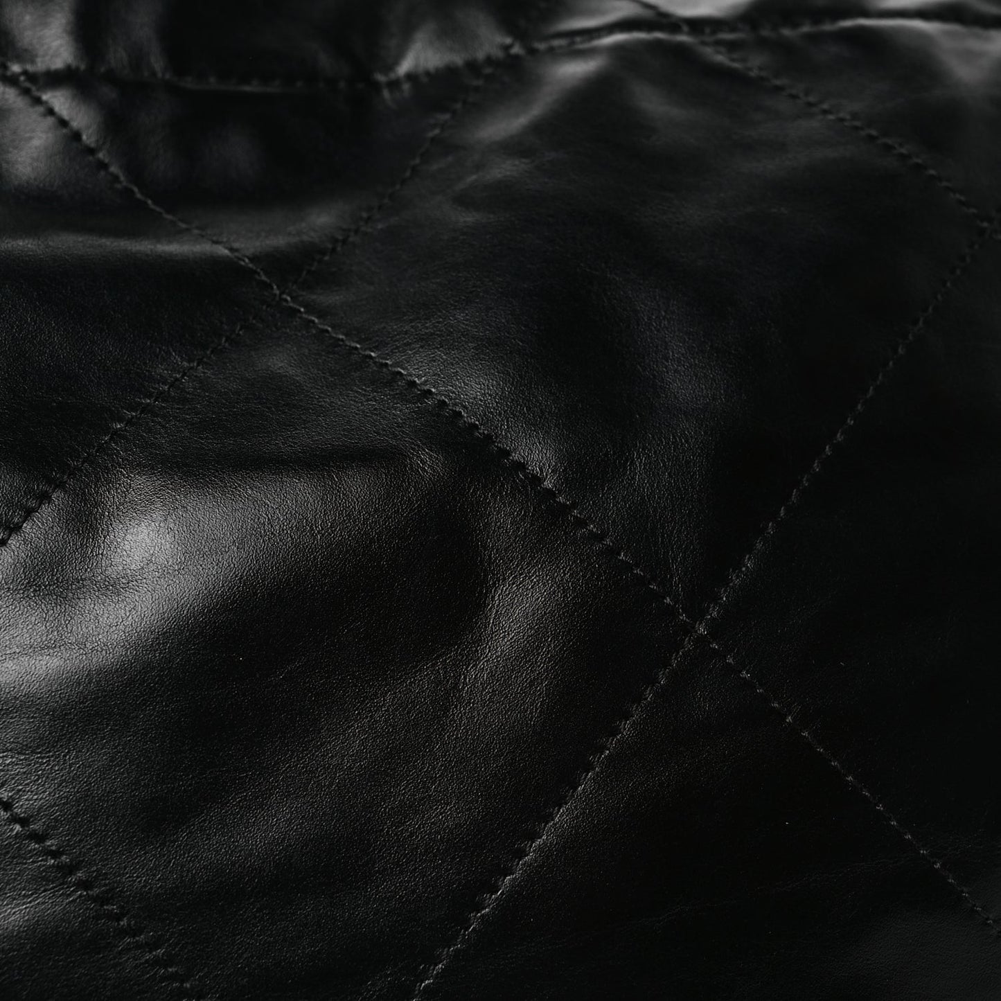Chanel Shiny Calfskin Quilted Small Chanel 22 Black
