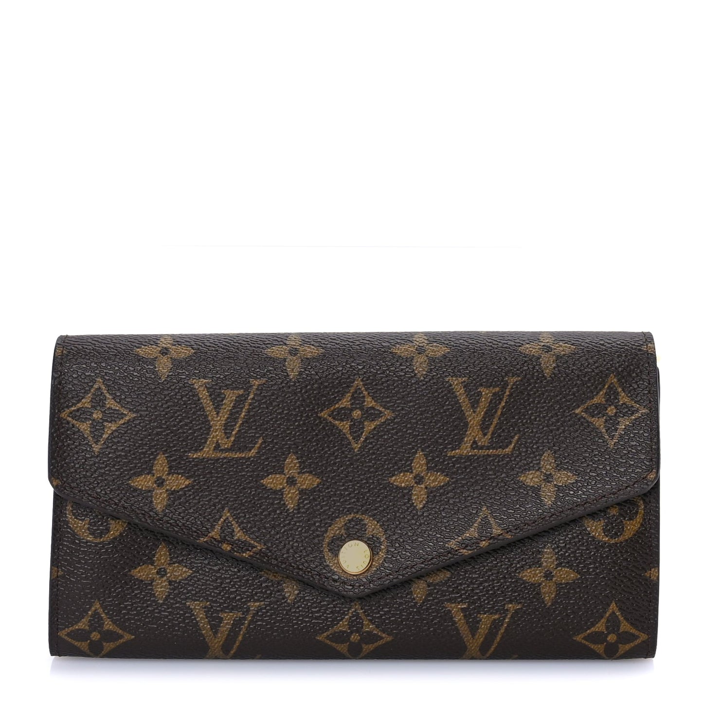 Louis Vuitton Monogram Sarah Wallet NM Brown