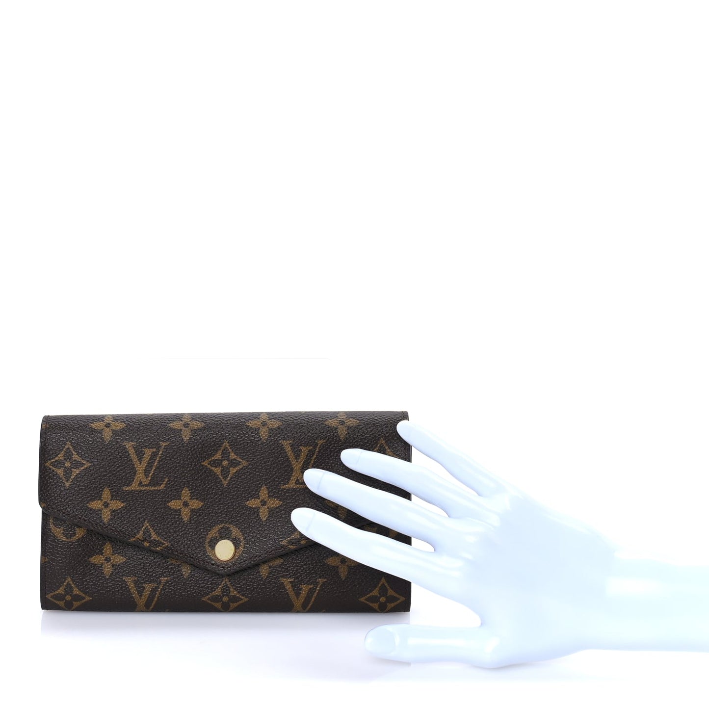 Louis Vuitton Monogram Sarah Wallet NM Brown