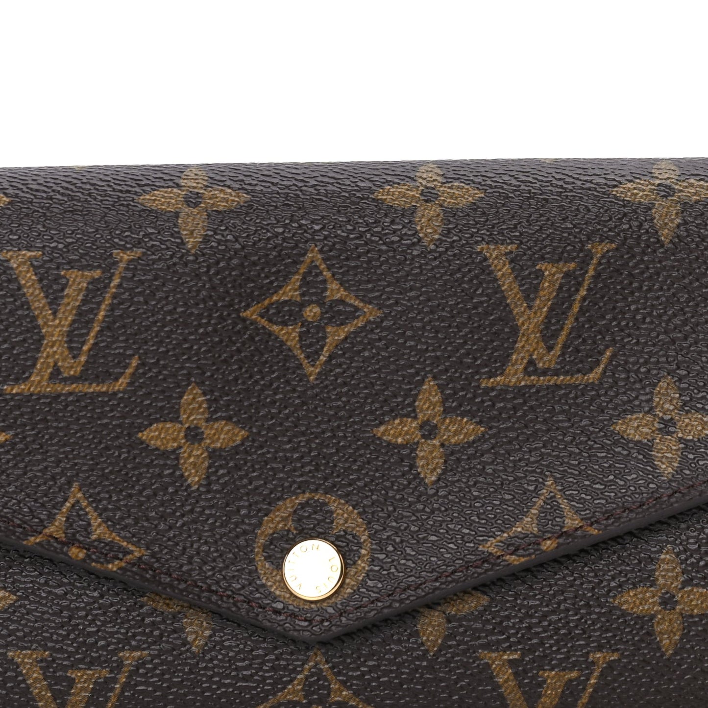 Louis Vuitton Monogram Sarah Wallet NM Brown
