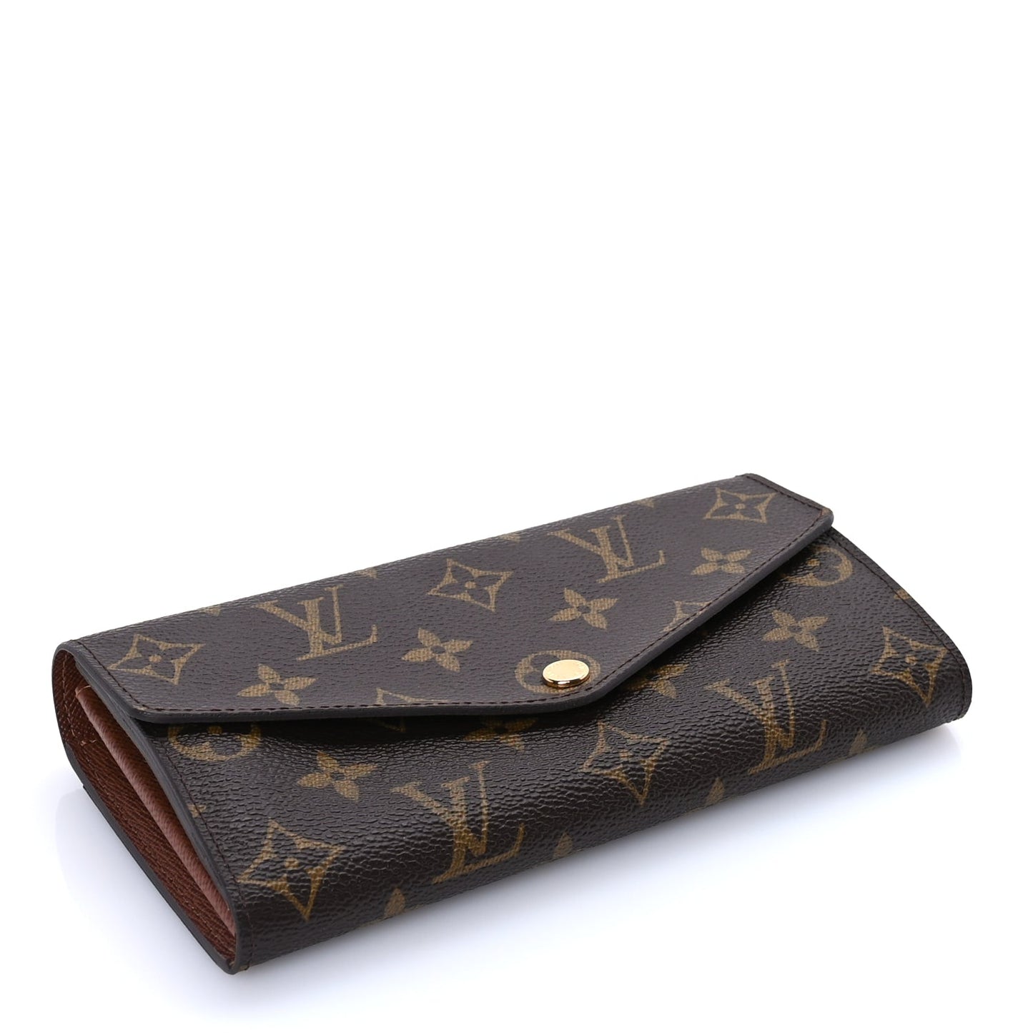 Louis Vuitton Monogram Sarah Wallet NM Brown