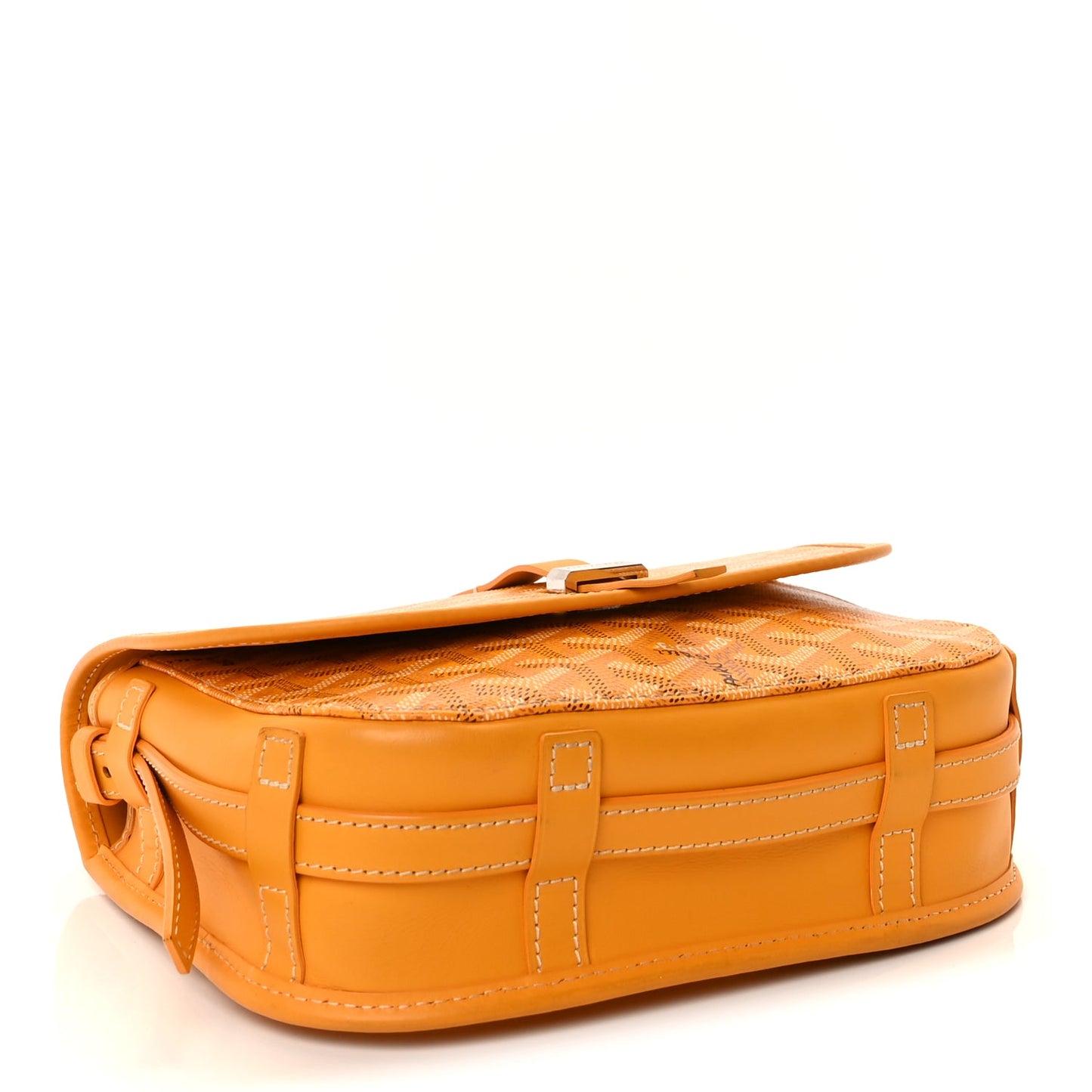 Goyard Goyardine Belvedere II PM Messenger Bag  Yellow