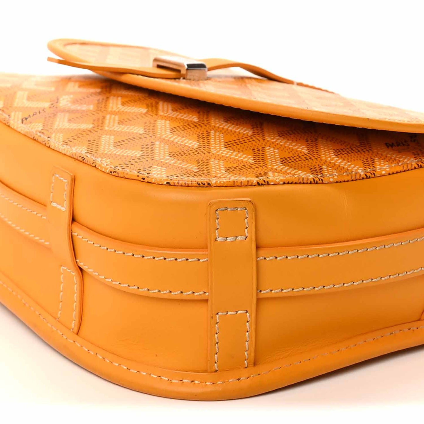 Goyard Goyardine Belvedere II PM Messenger Bag  Yellow