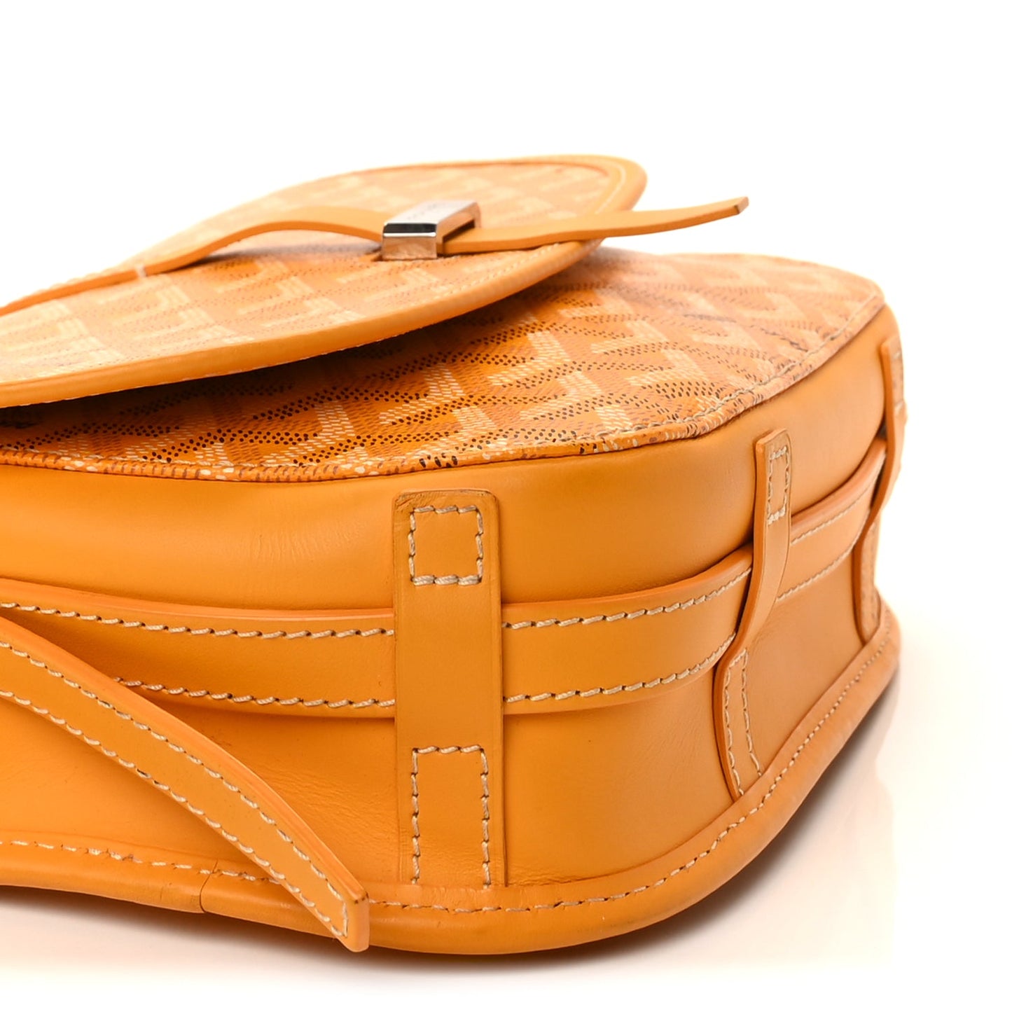 Goyard Goyardine Belvedere II PM Messenger Bag  Yellow