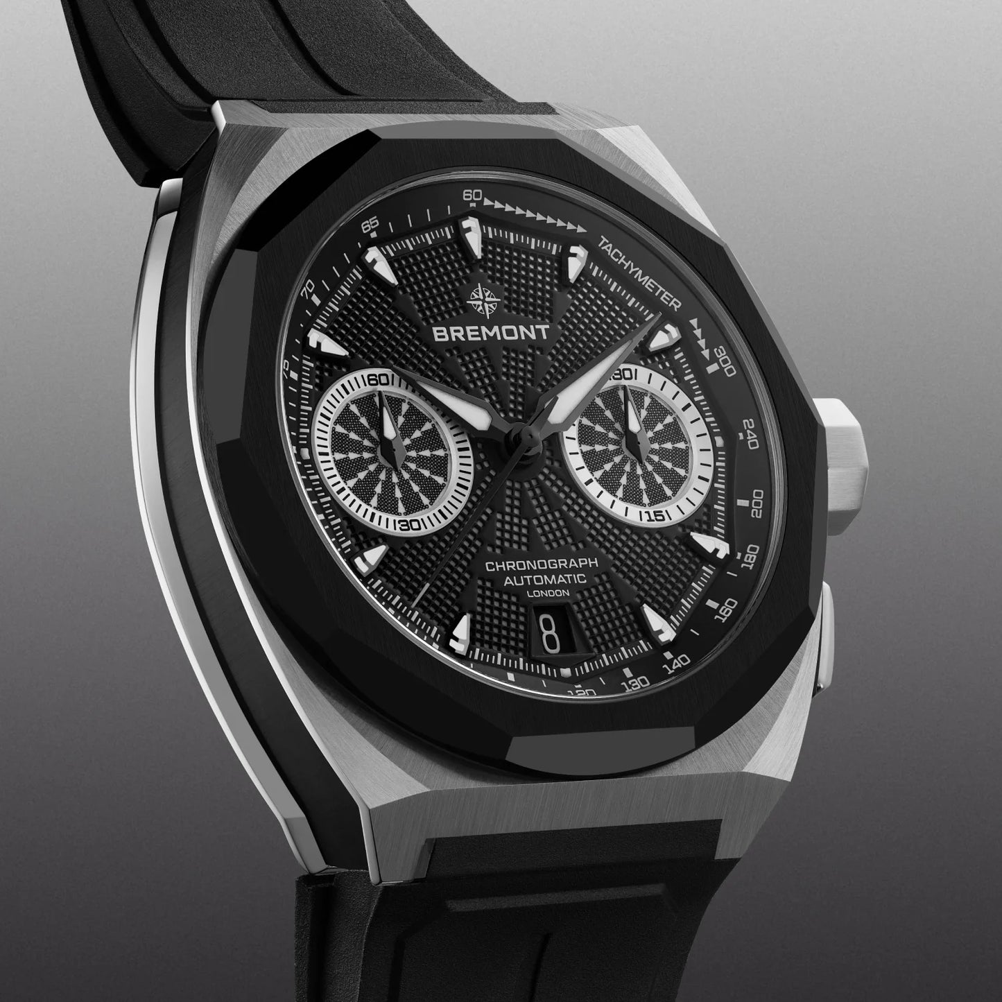 Supernova 41mm Chronograph Rubber Strap