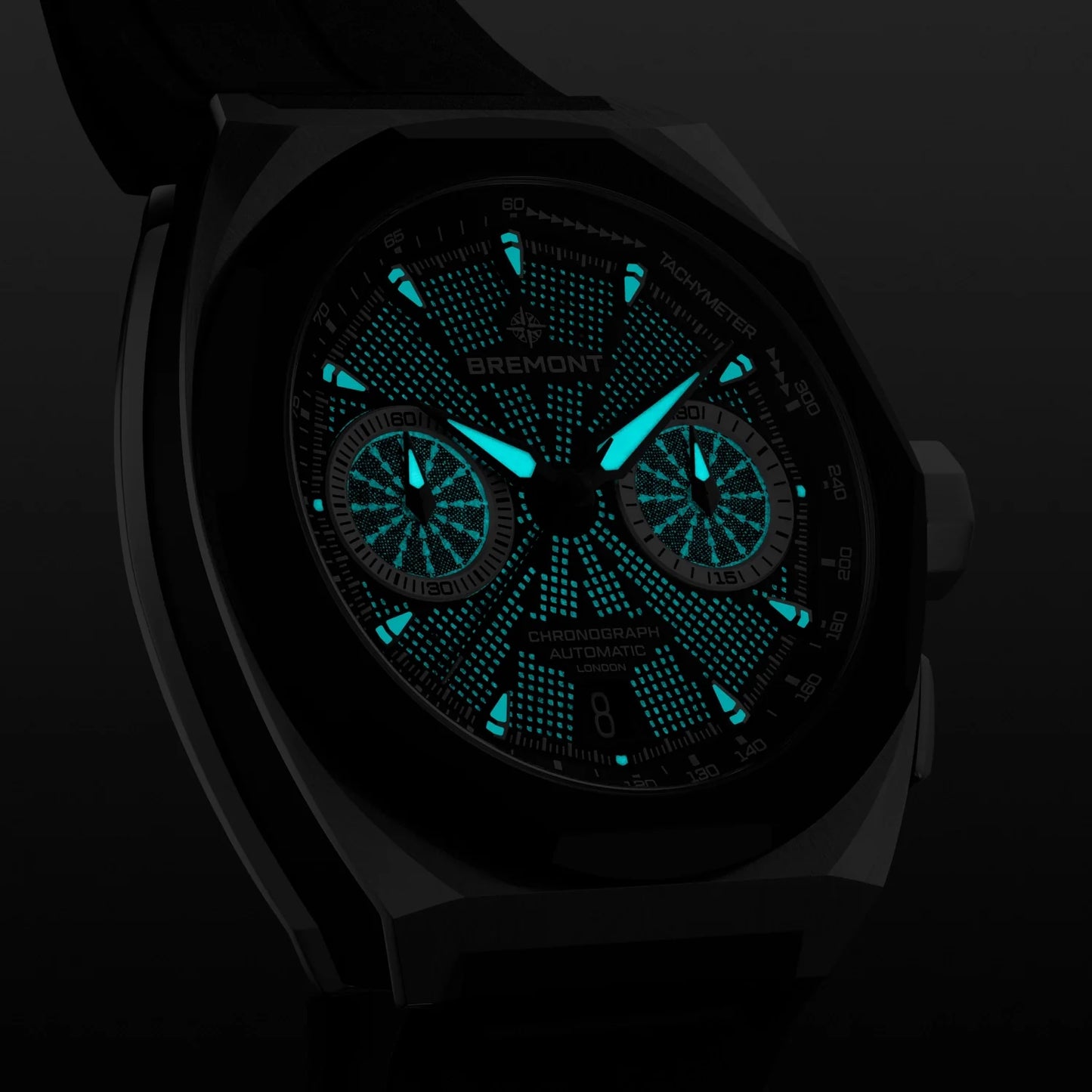 Supernova 41mm Chronograph Rubber Strap