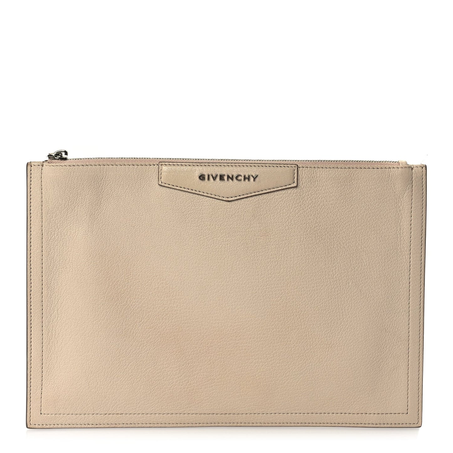 Givenchy Sugar Goatskin Medium Antigona Pouch  Nude