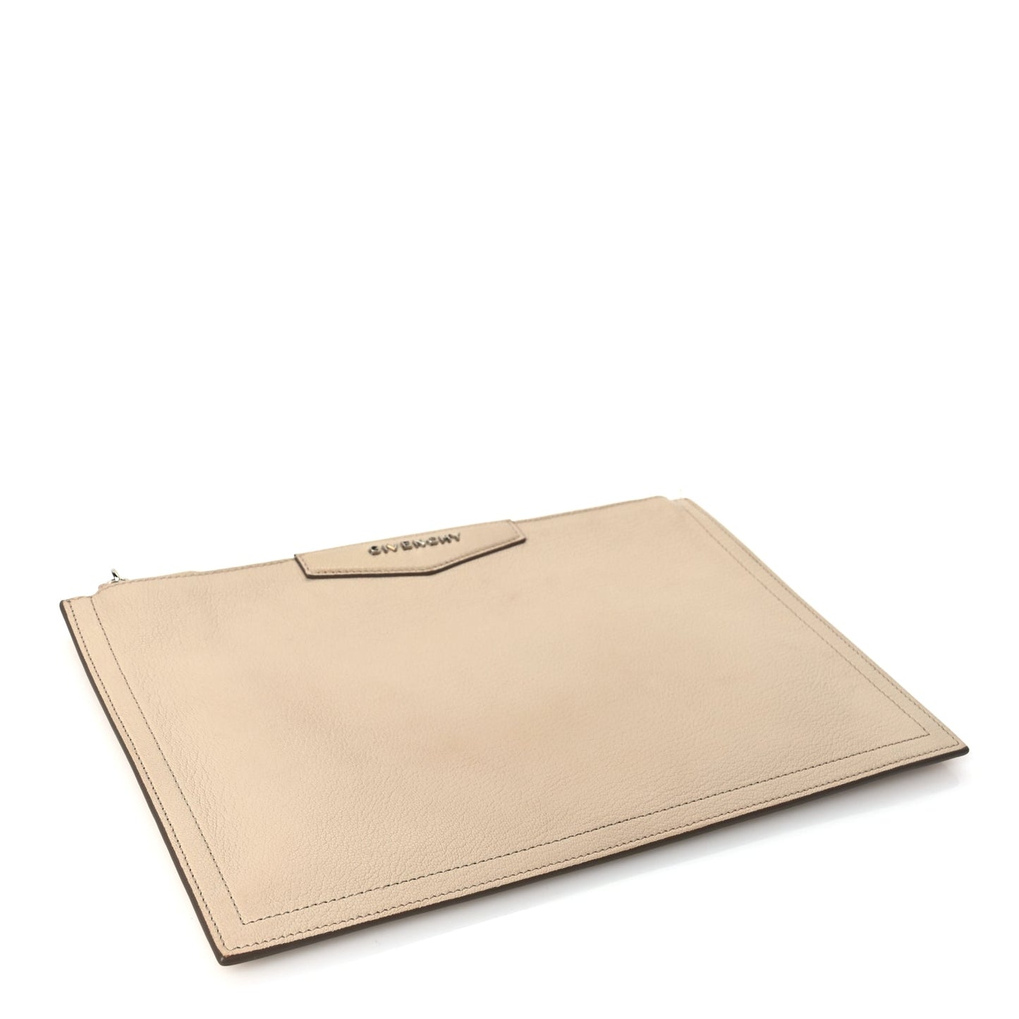 Givenchy Sugar Goatskin Medium Antigona Pouch  Nude