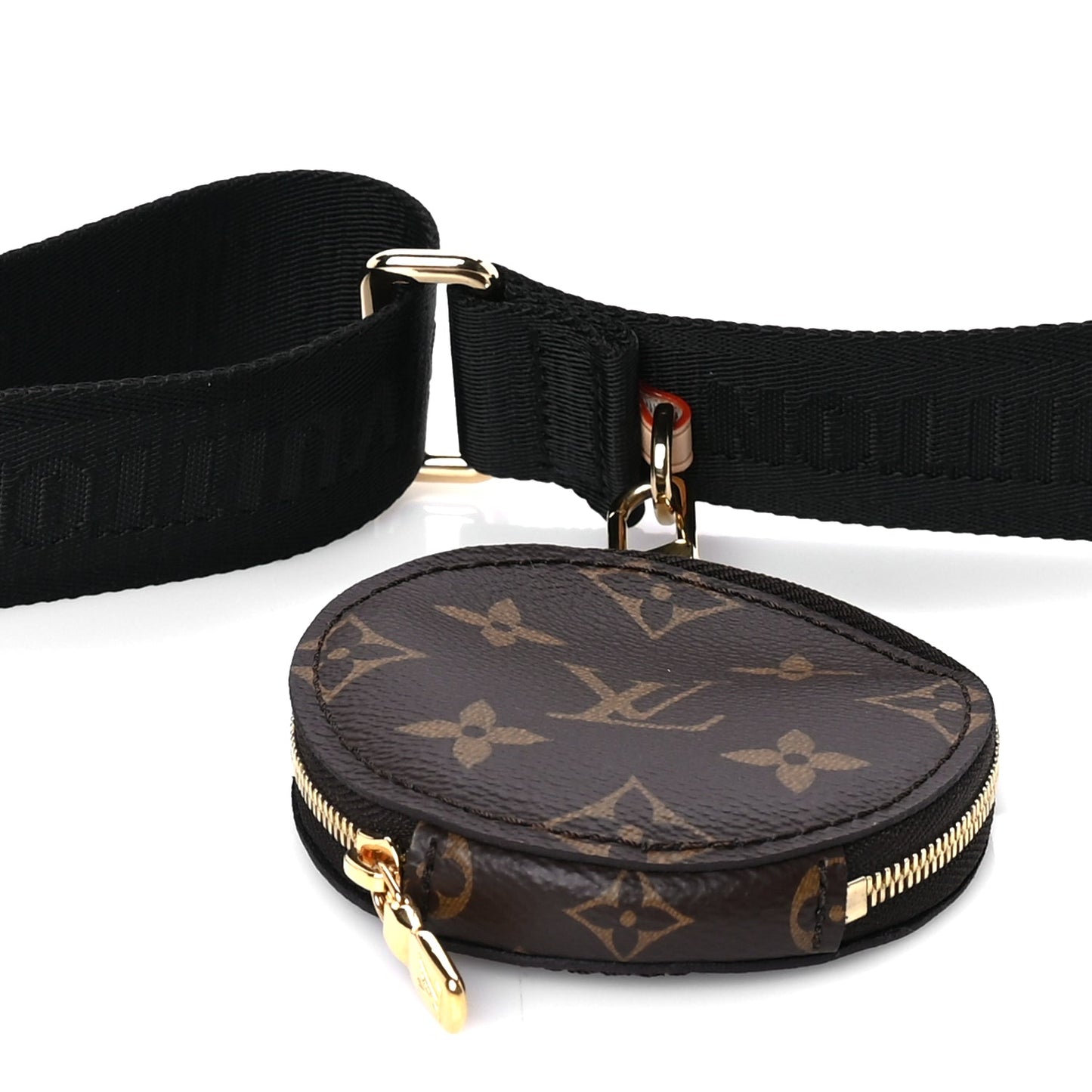 Louis Vuitton Monogram Multi Pochette Accessories Bandouliere Shoulder Strap Black