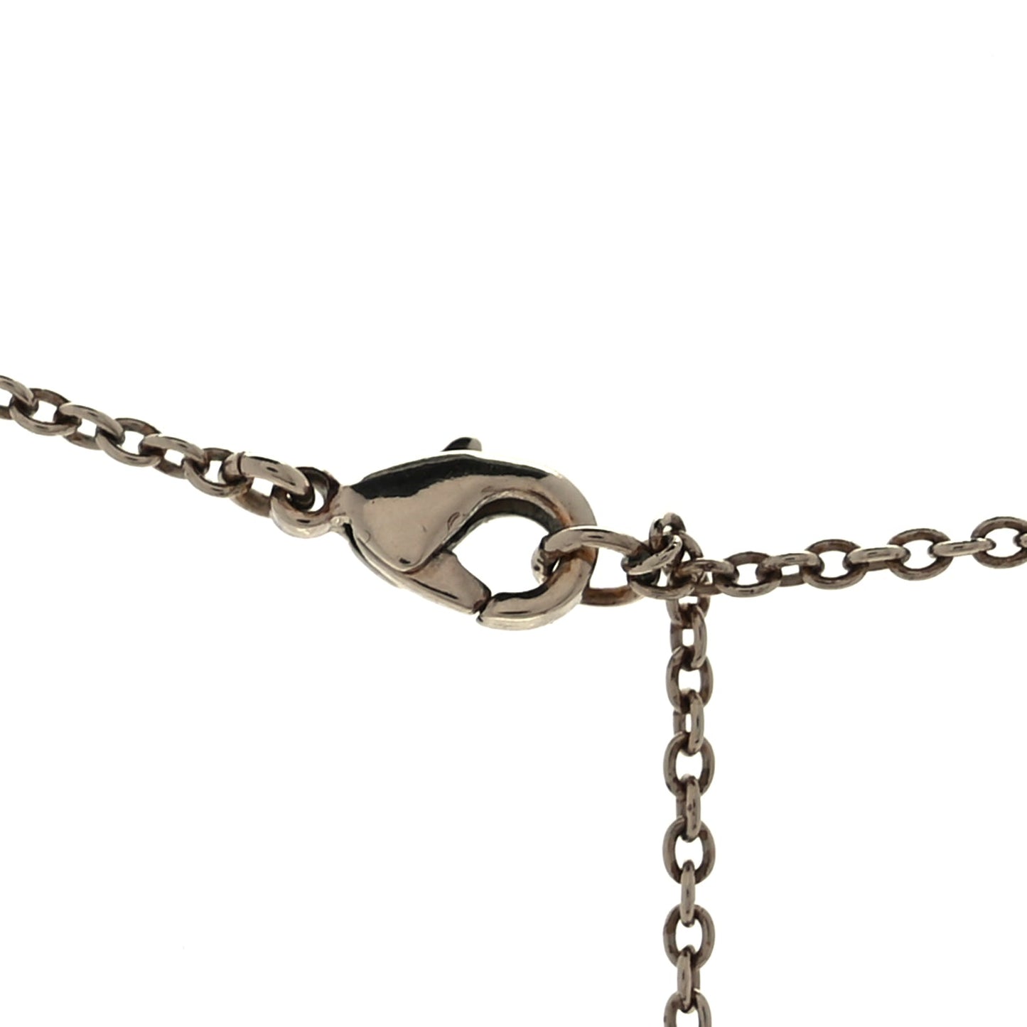 Christian Dior Metal Crystal Clair D Lune Necklace Gold