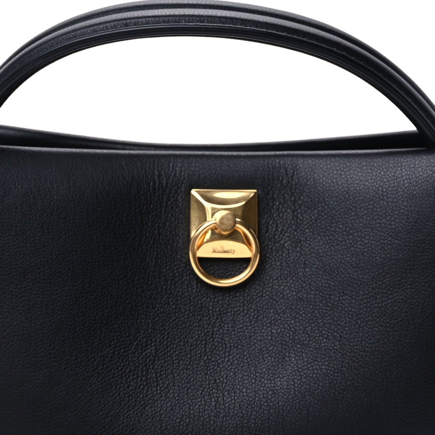 Mulberry Micro Classic Grain Mini Iris Tote Black