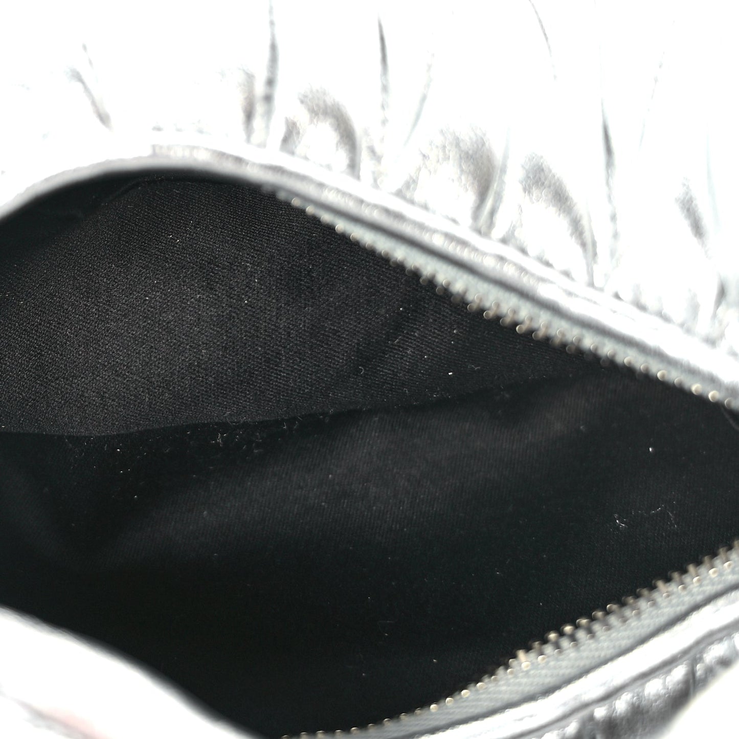 Miu Miu Nappa Matelasse Mini Wander Hobo Cromo