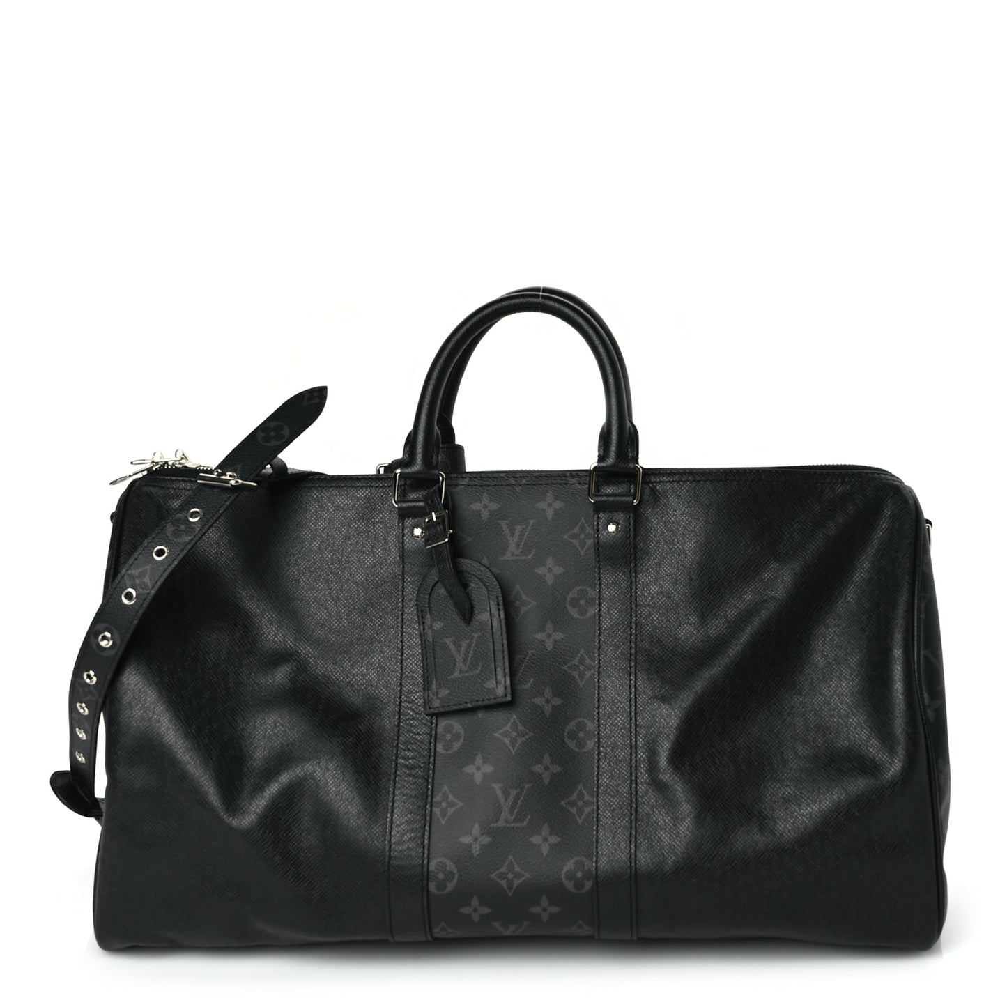 Louis Vuitton Taiga Monogram Eclipse Keepall Bandouliere 50