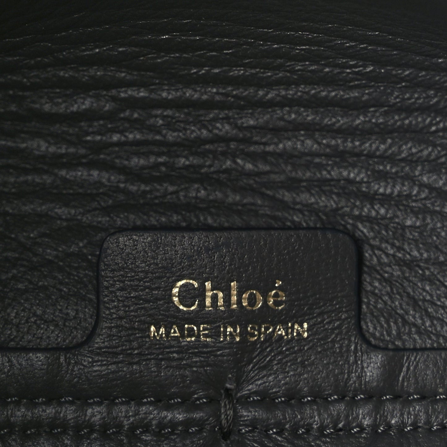 Chloe Grained Calfskin Micro Marcie Bucket Bag Elephant Grey
