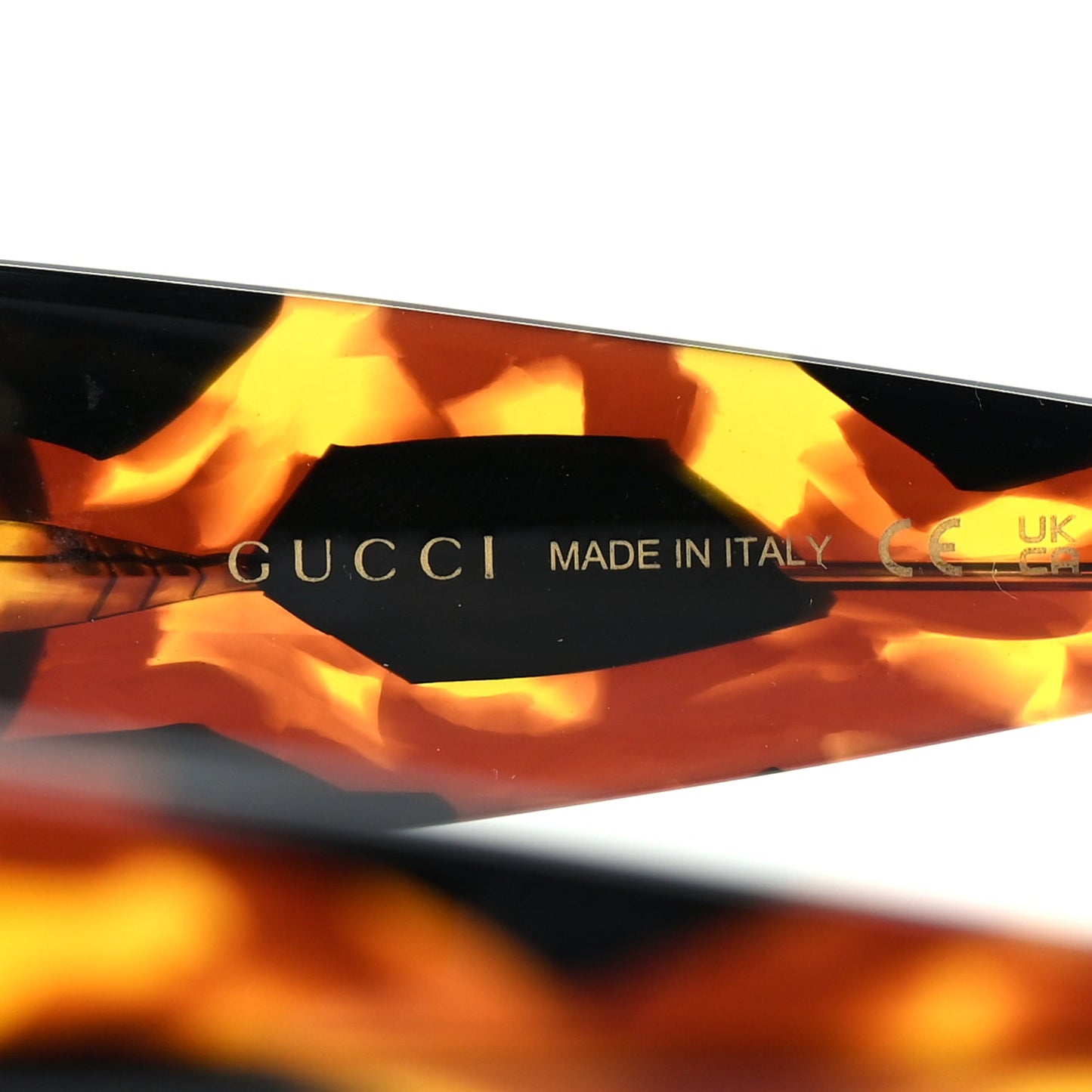 Gucci Acetate Square Frame Sunglasses GG1407S  Tortoiseshell