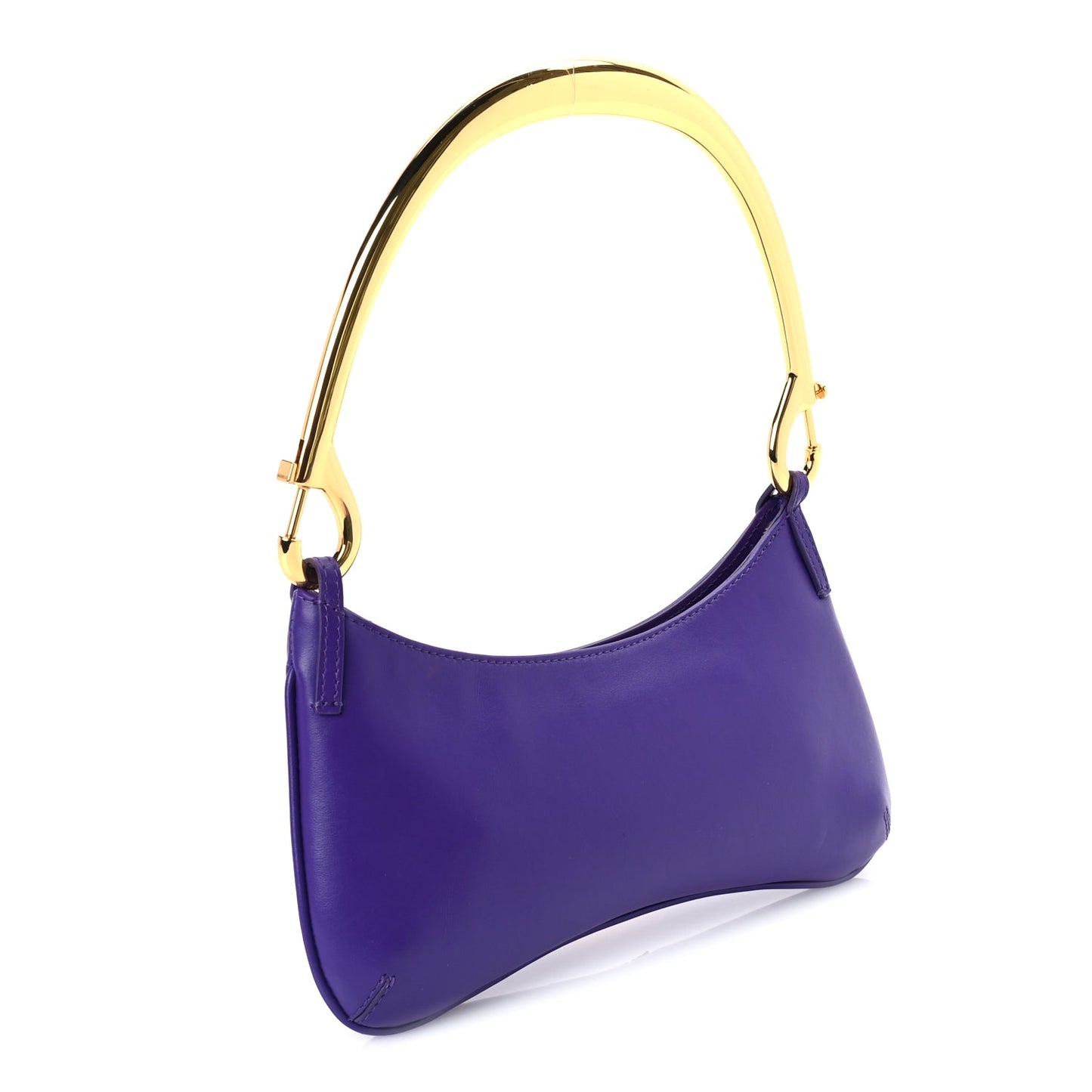Jacquemus Smooth Calfskin Le Bisou Mousqueton  Purple