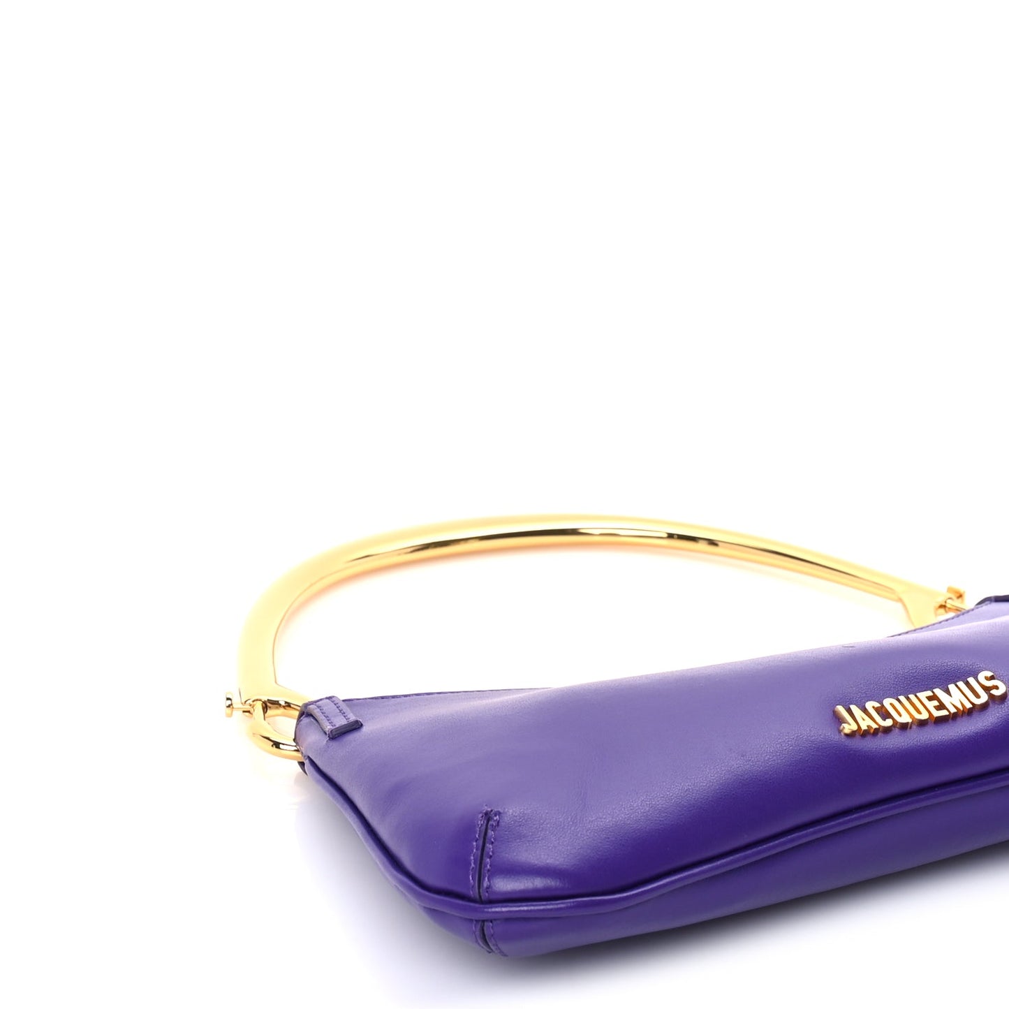 Jacquemus Smooth Calfskin Le Bisou Mousqueton  Purple