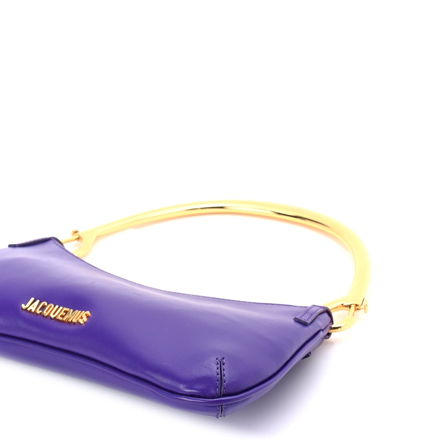 Jacquemus Smooth Calfskin Le Bisou Mousqueton  Purple