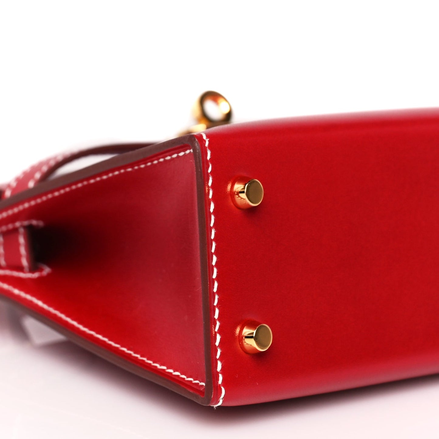Hermes  Box Mini Kelly Sellier 20 Rouge Piment