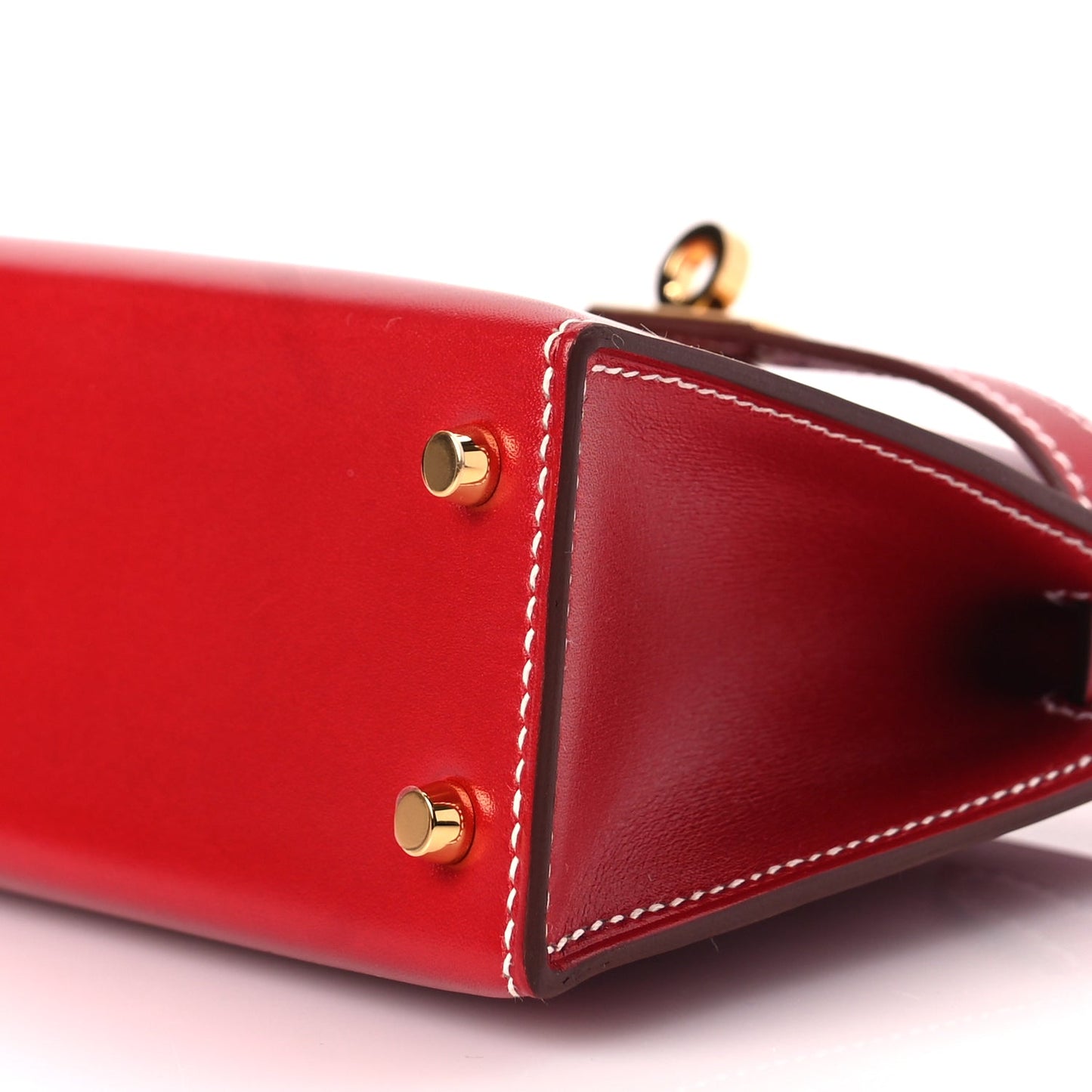 Hermes  Box Mini Kelly Sellier 20 Rouge Piment