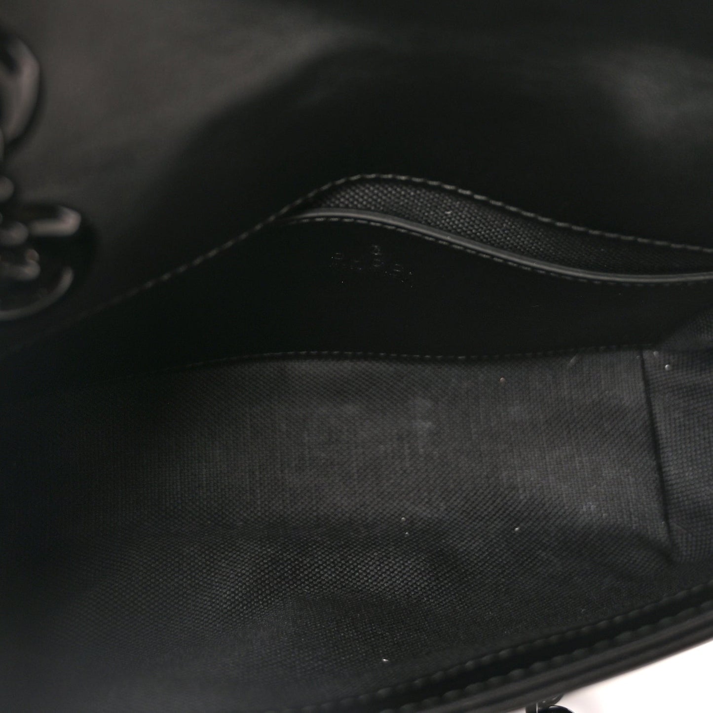 Gucci Calfskin Matelasse Monochrome Mini GG Marmont Shoulder Bag Black