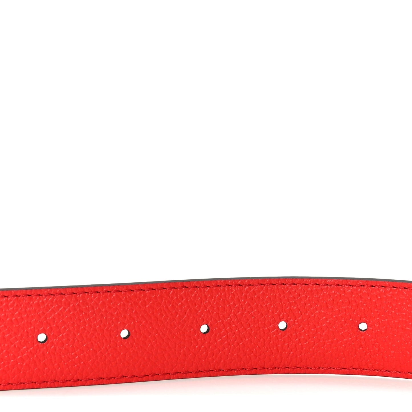 Louis Vuitton Monogram 30mm LV Initiales Reversible Belt 80 32 Coquelicot