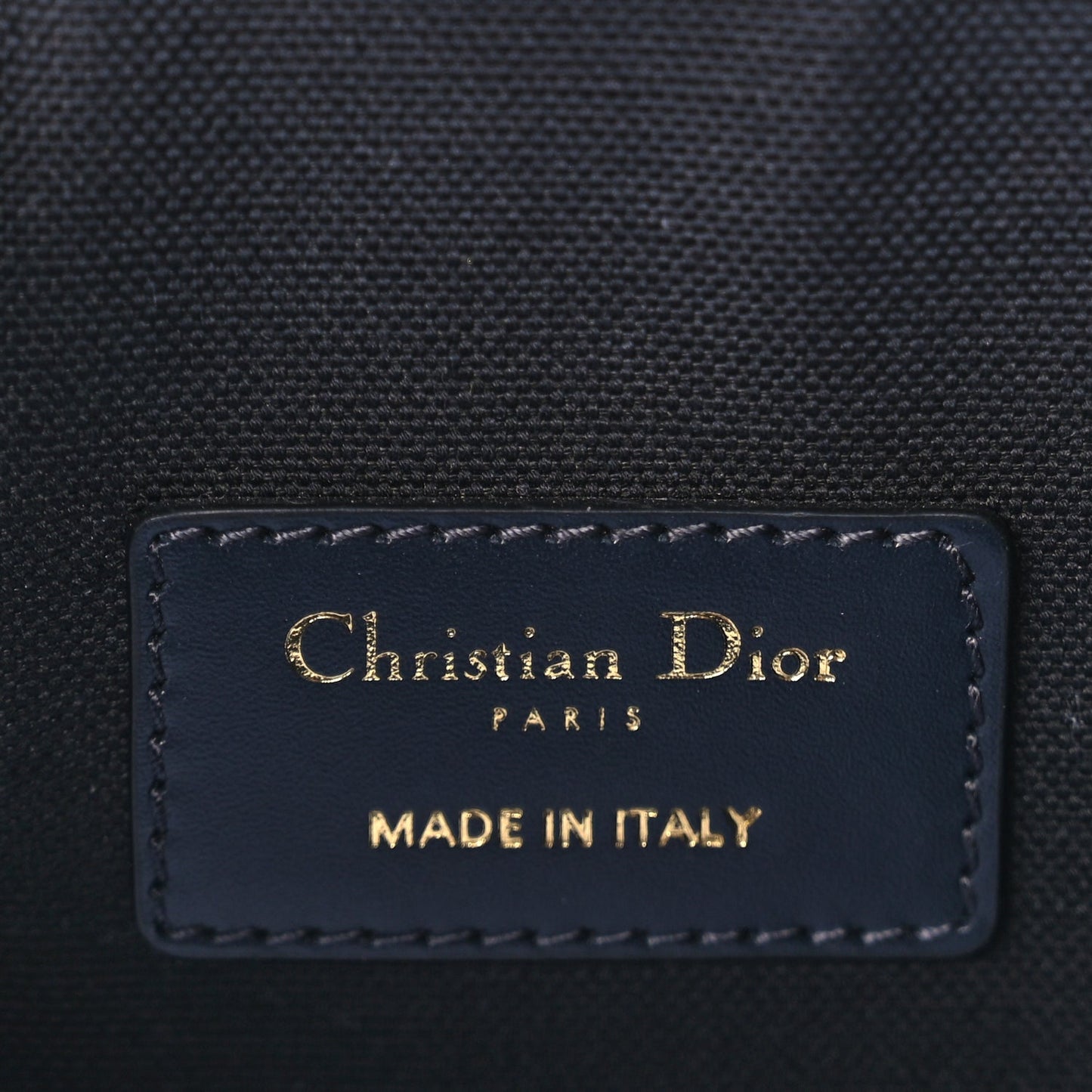 Christian Dior Oblique Calfskin Medium C'est Dior Bucket Bag Blue