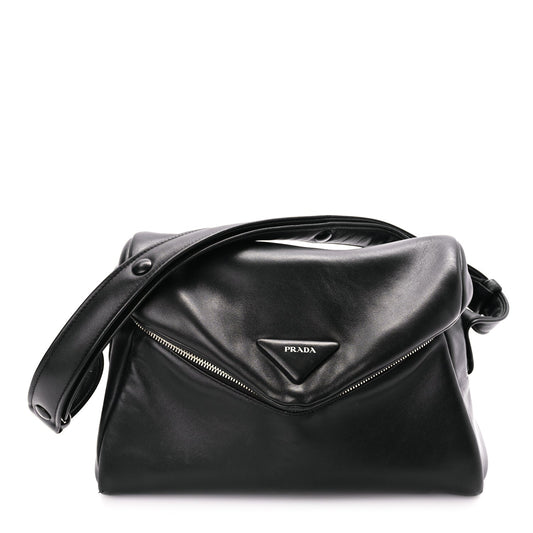 Prada Nappa Padded Signaux Bag Black