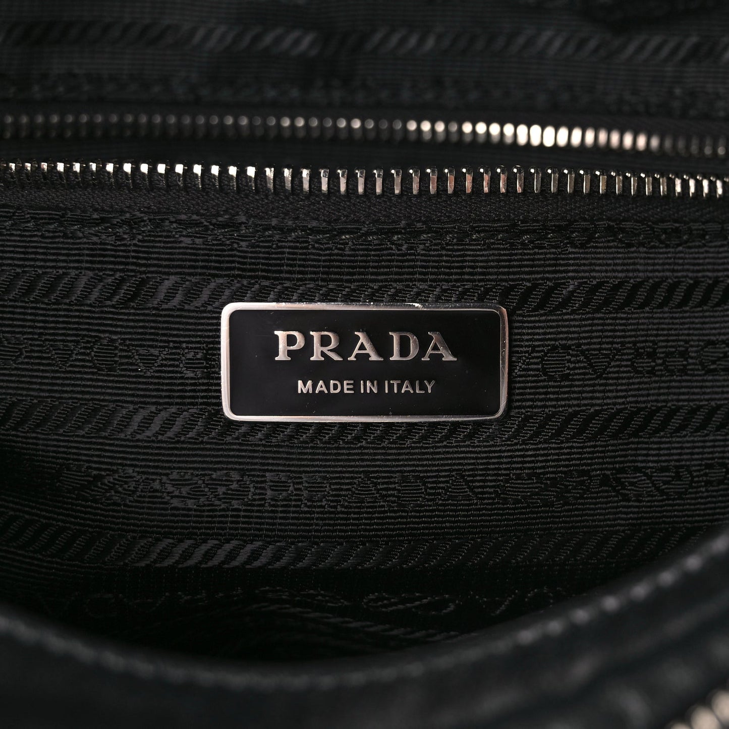 Prada Nappa Padded Signaux Bag Black