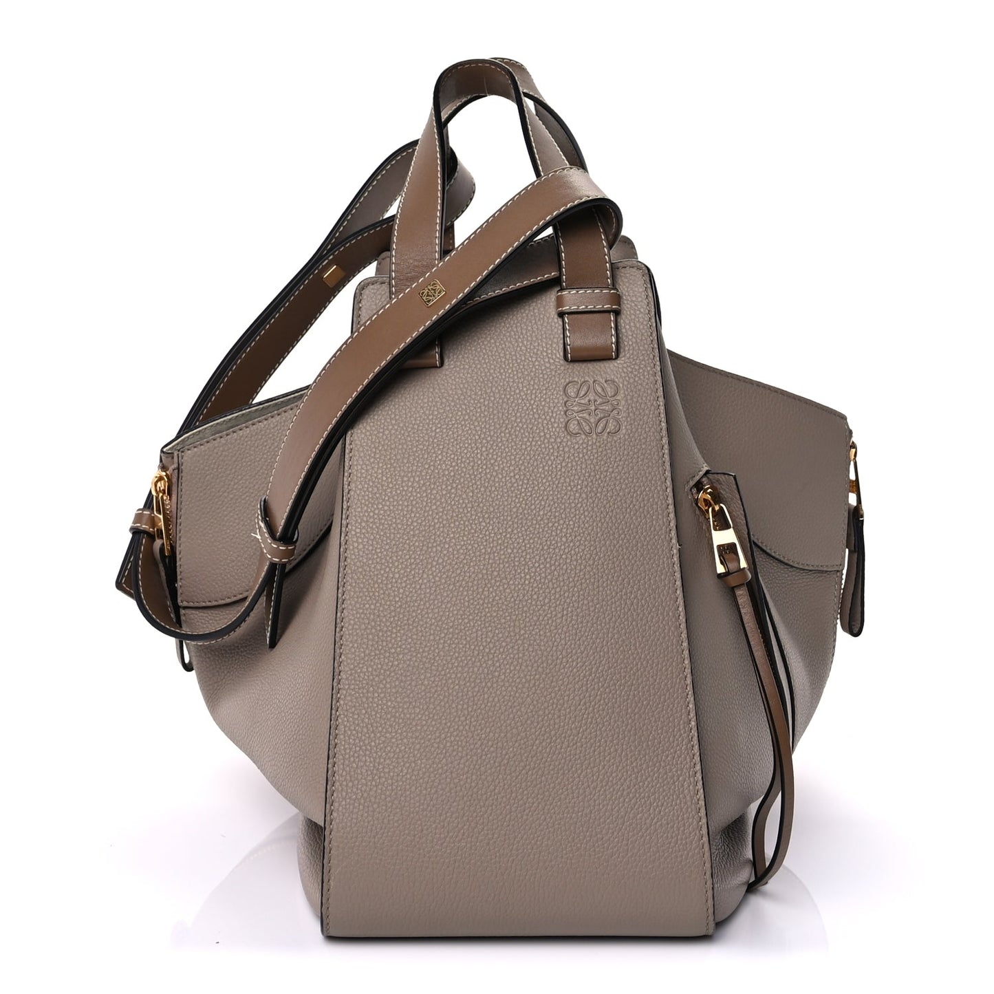 Loewe Calfskin Small Hammock Shoulder Bag Sand Mink