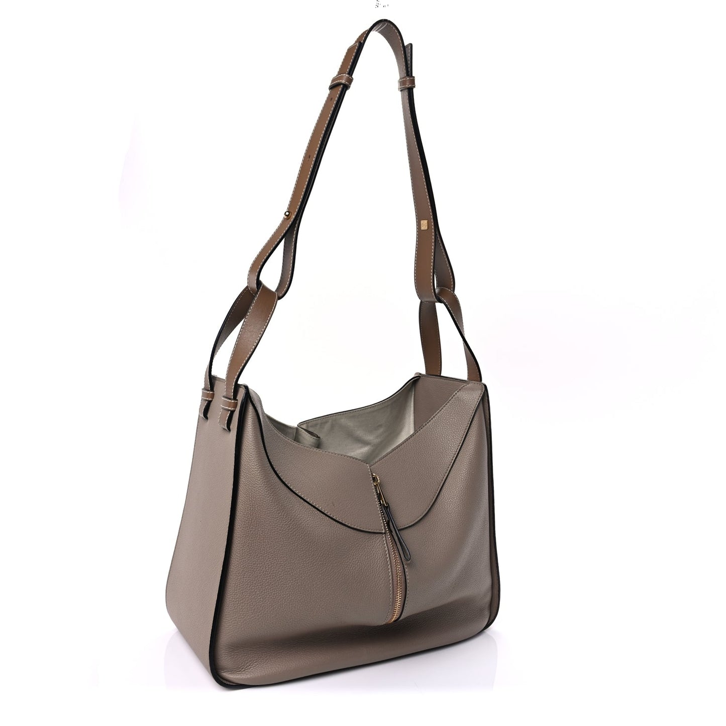 Loewe Calfskin Small Hammock Shoulder Bag Sand Mink
