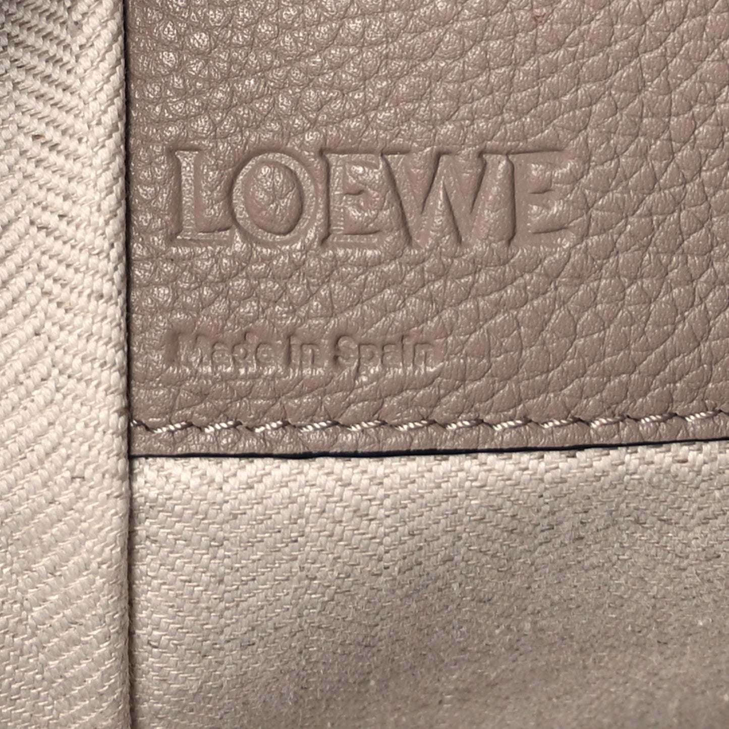 Loewe Calfskin Small Hammock Shoulder Bag Sand Mink