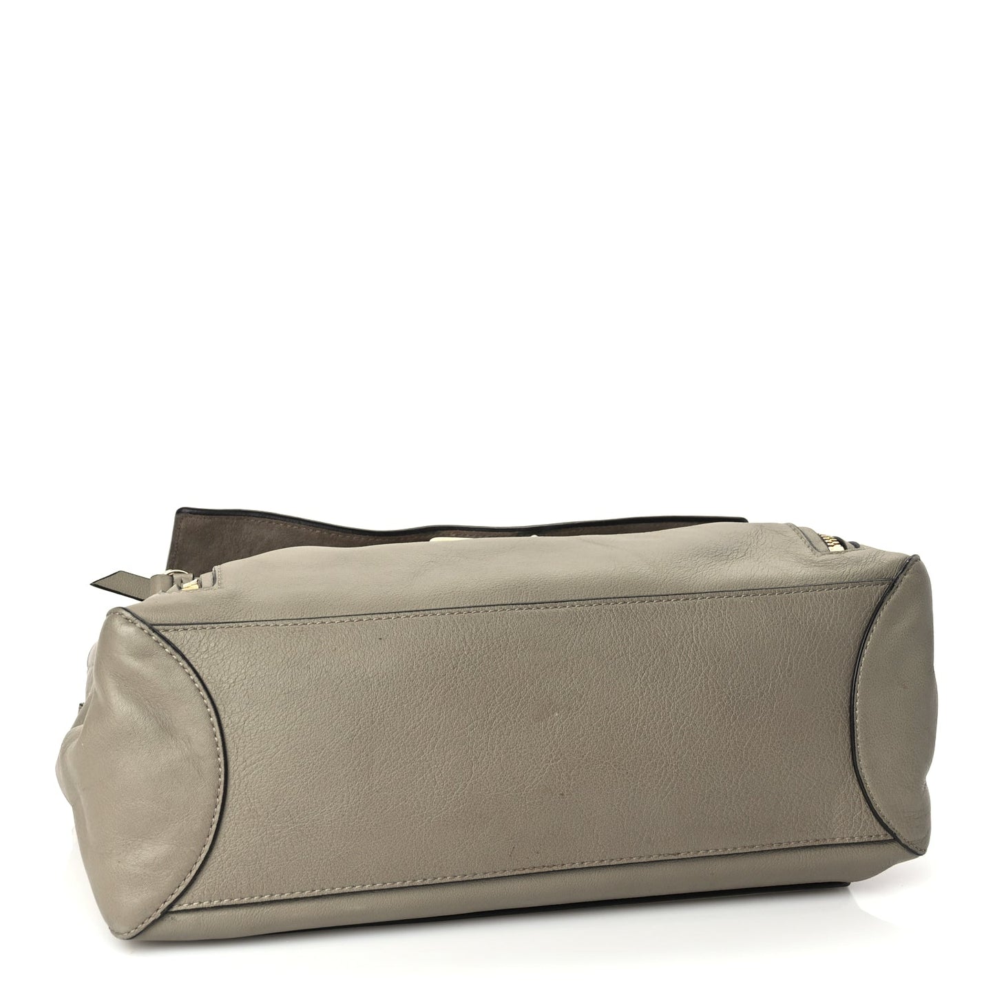 Chloe Calfskin Medium Faye Day Shoulder Bag Motty Grey