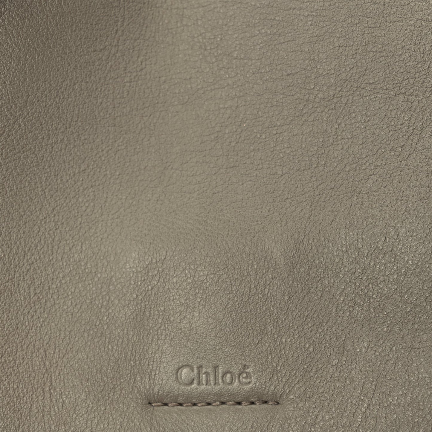 Chloe Calfskin Medium Faye Day Shoulder Bag Motty Grey
